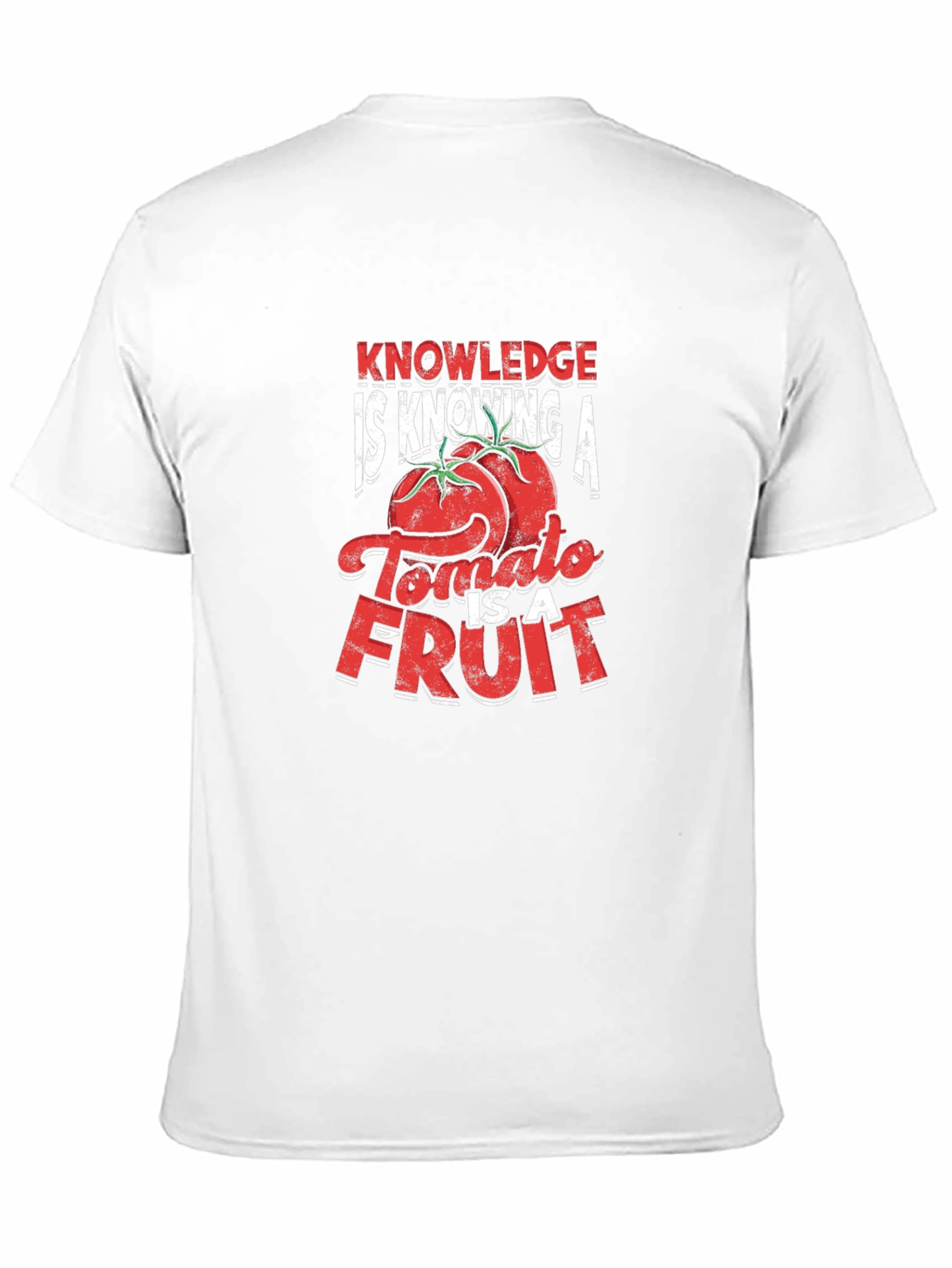 Tomato is a Fruit T-Shirt - Knowledge is Knowing