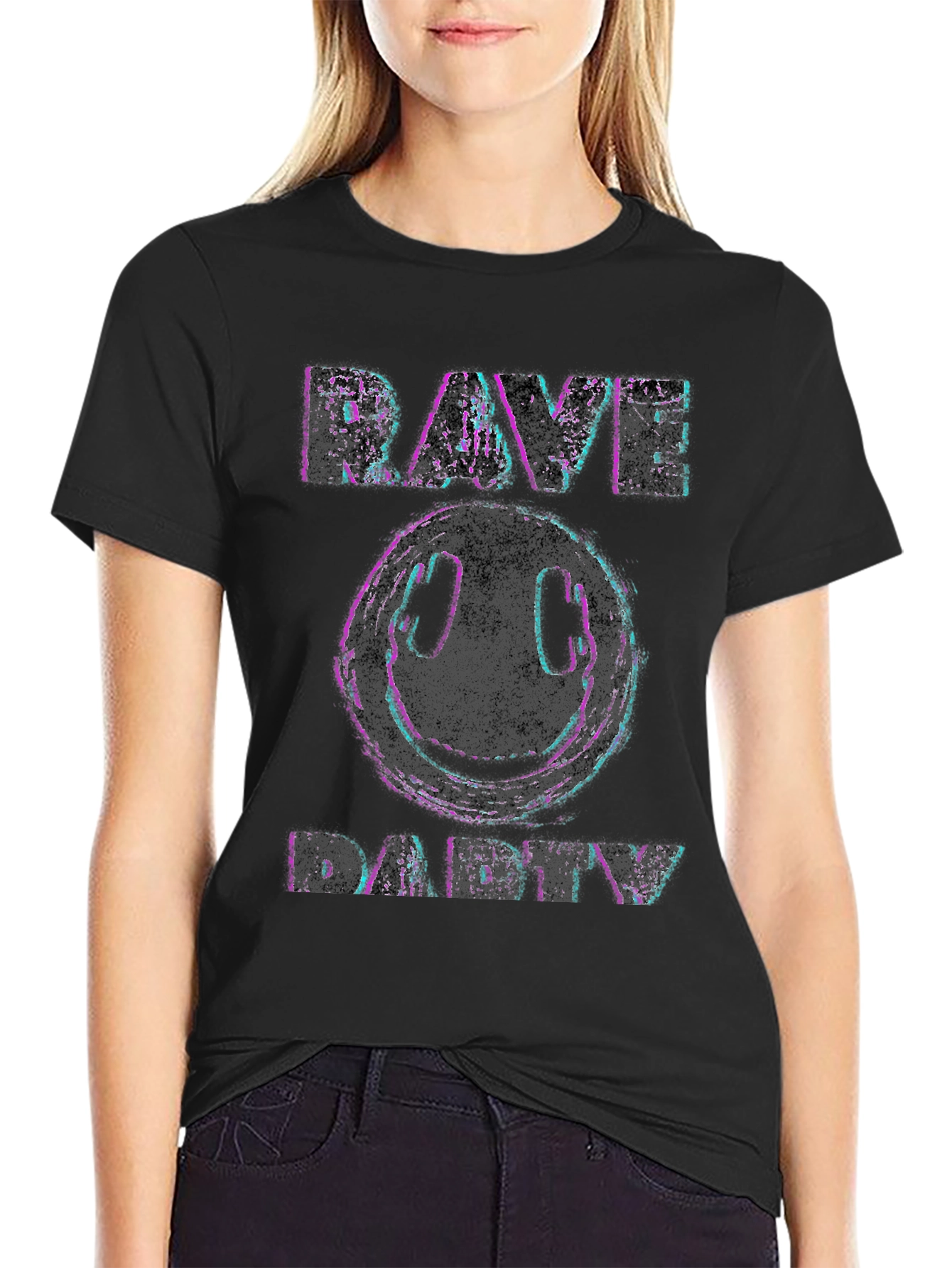 Rave Daddy Graphic T-Shirt - Black