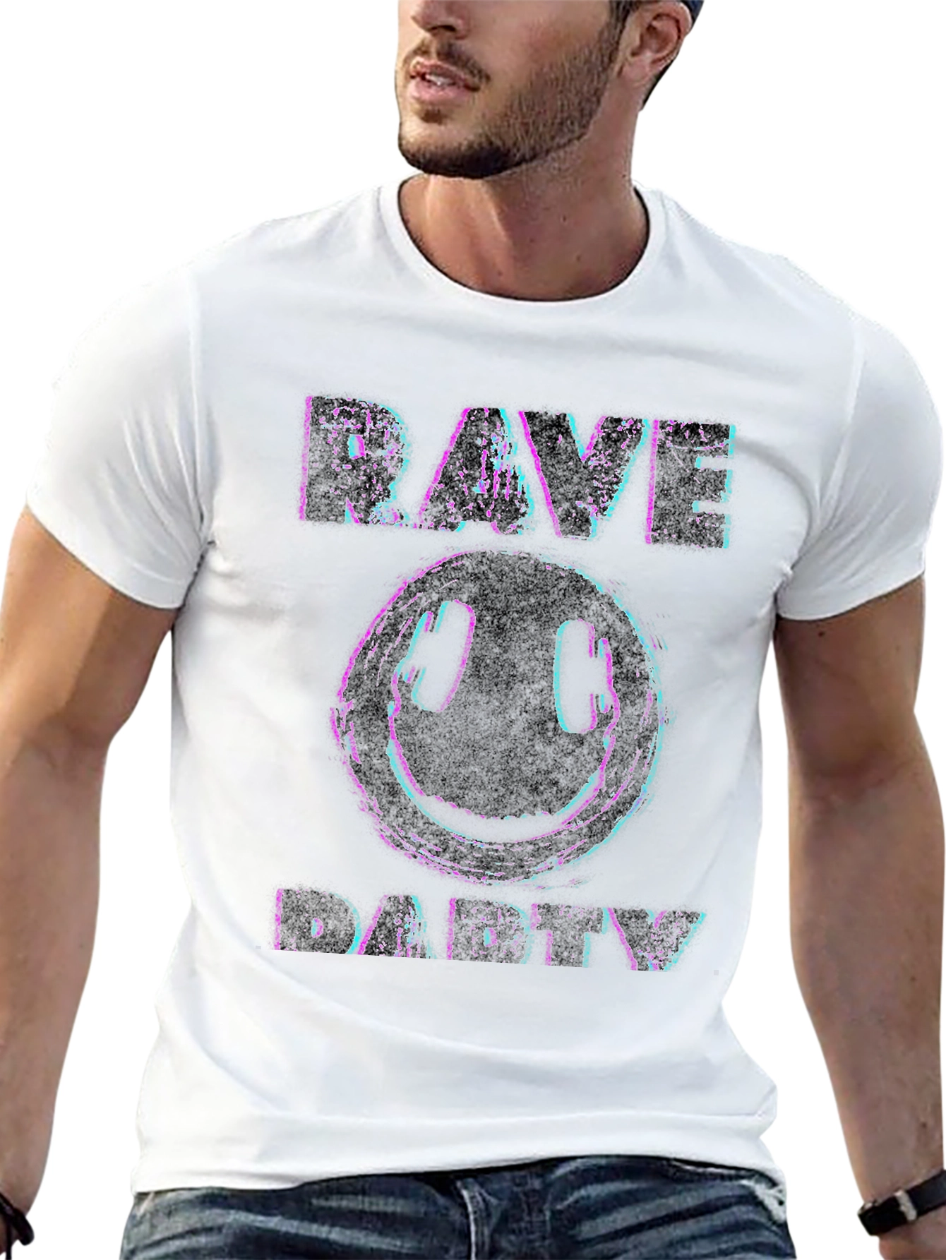 Rave Daddy Graphic T-Shirt - Black