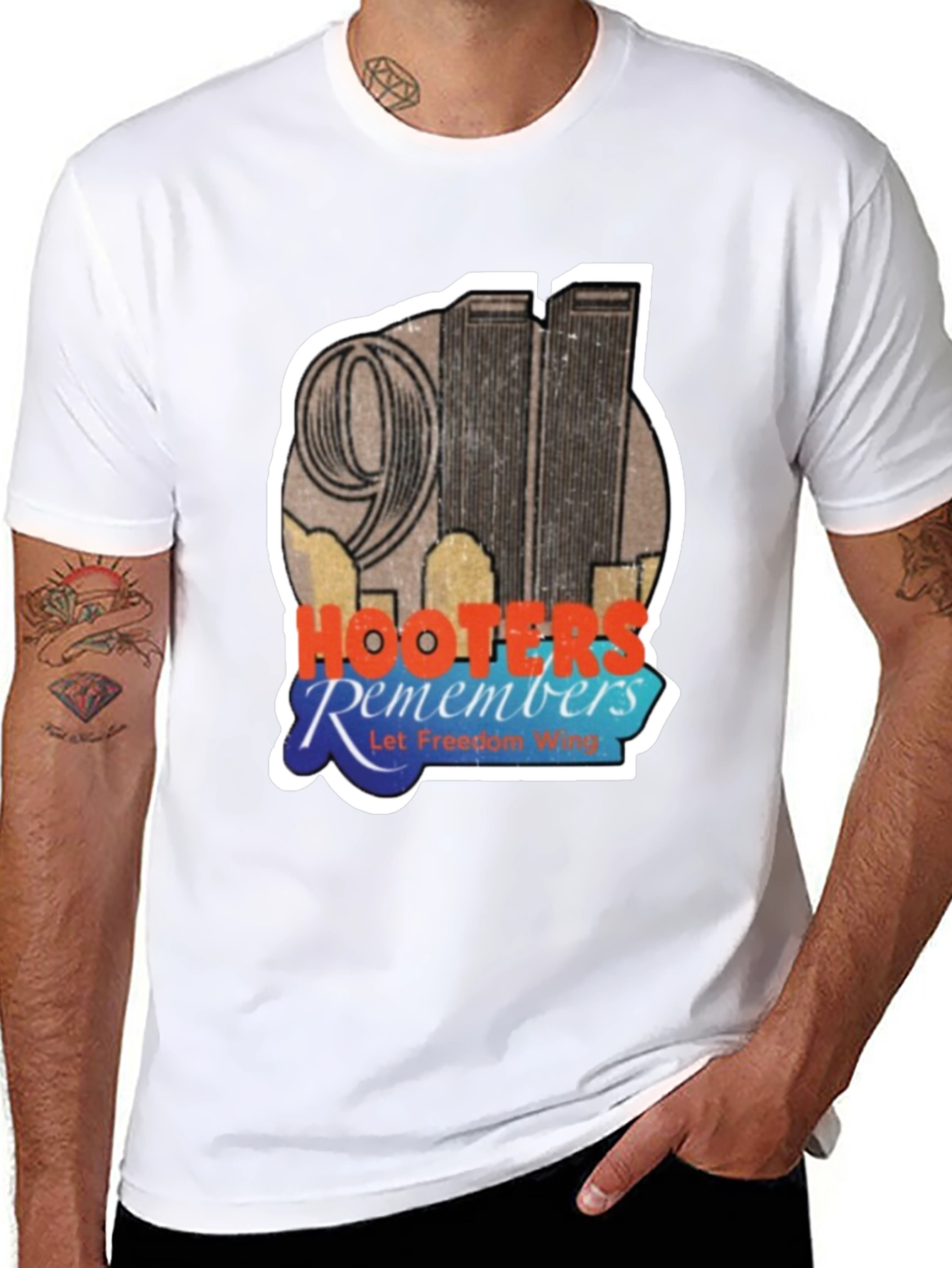 Hooters Remembers Graphic T-Shirt