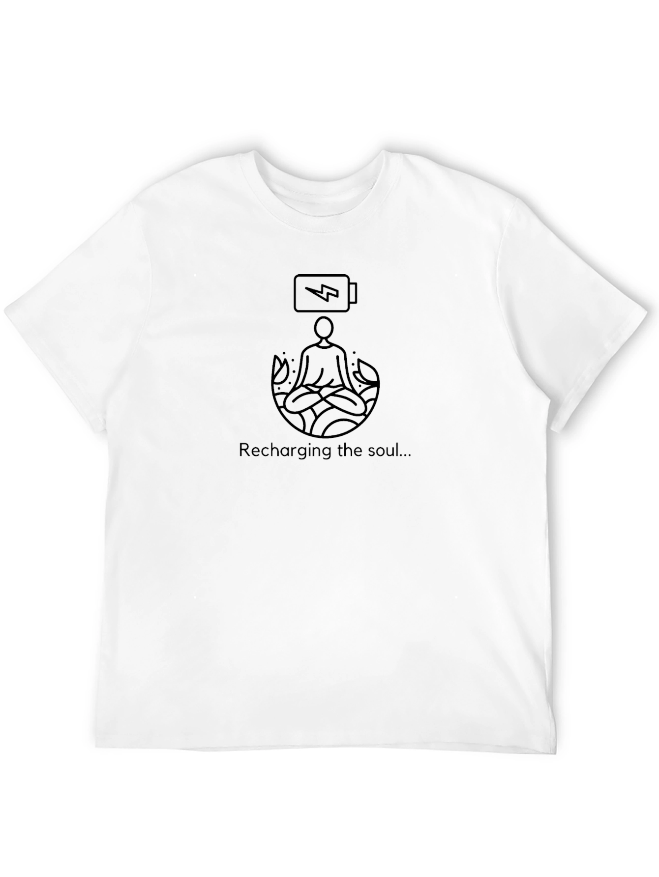 Recharging Soul T-Shirt - Meditate in Style