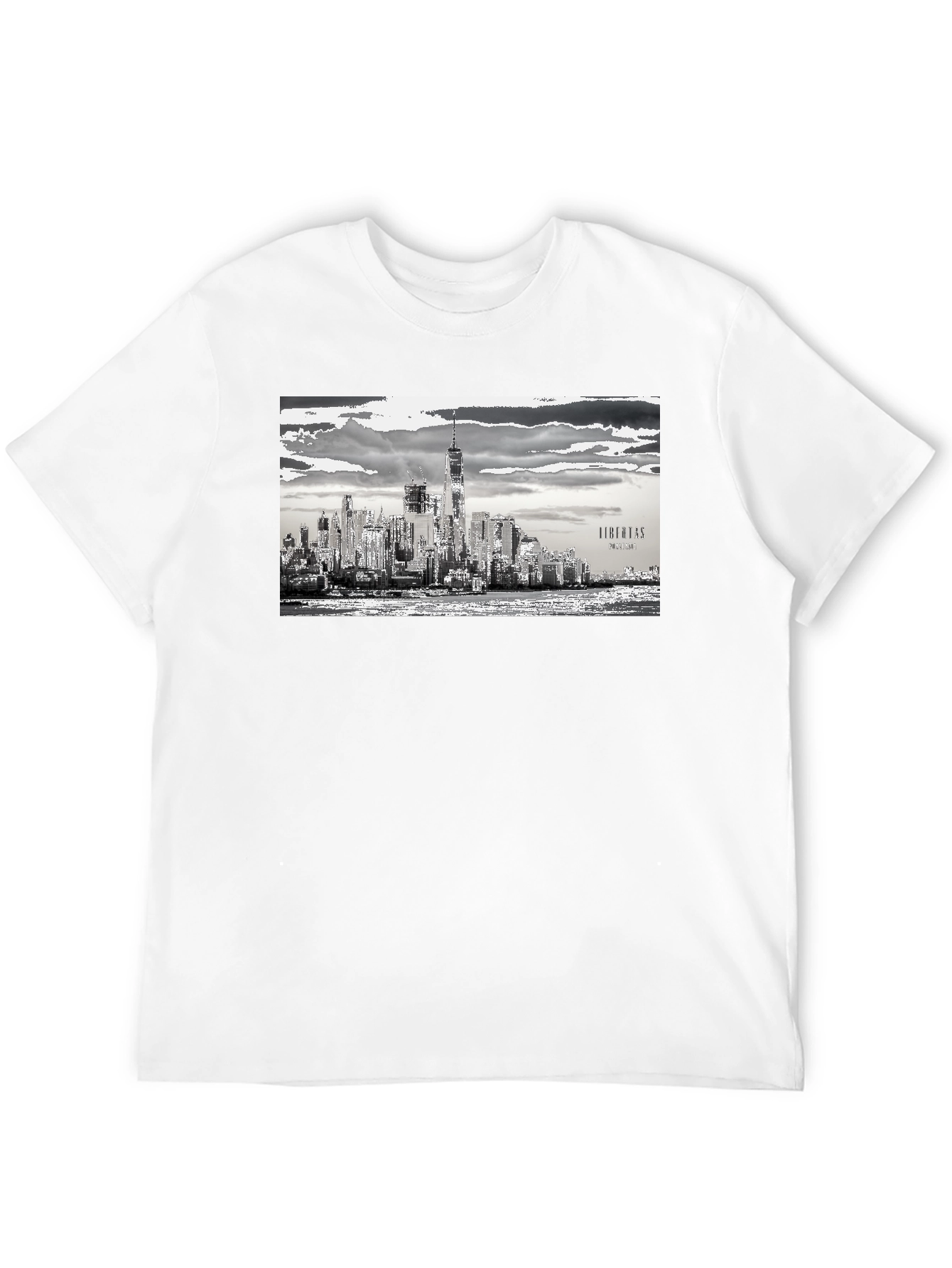 NYC Skyline Graphic Tee - Black Urban Style T-Shirt
