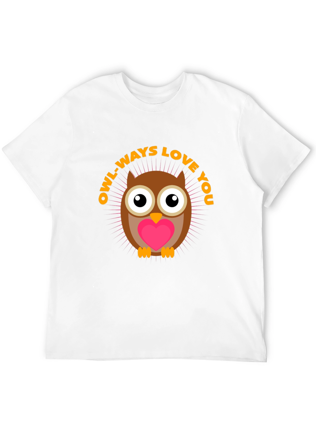Owl-ways Love You Graphic T-Shirt - Black