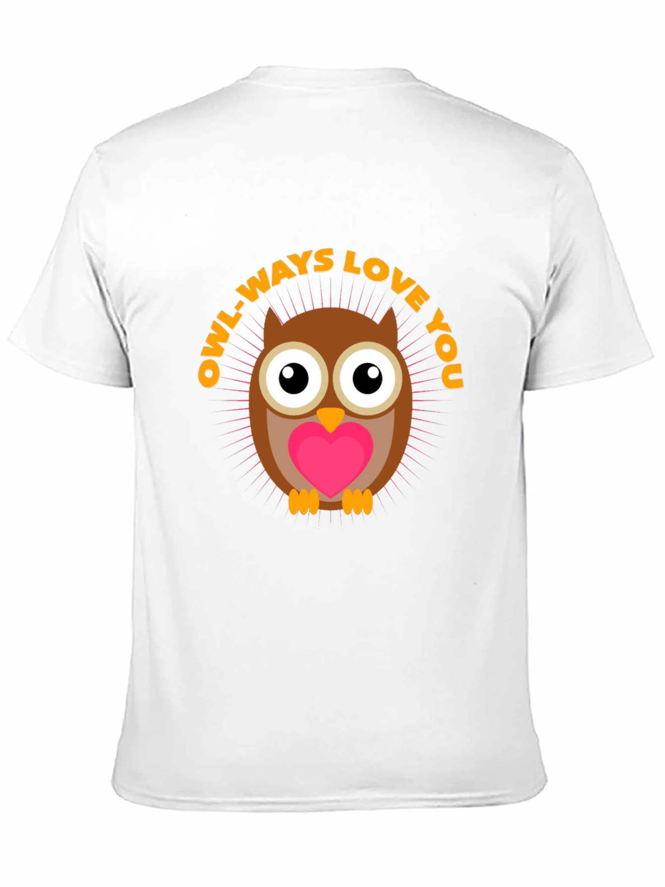 Owl-ways Love You Graphic T-Shirt - Black
