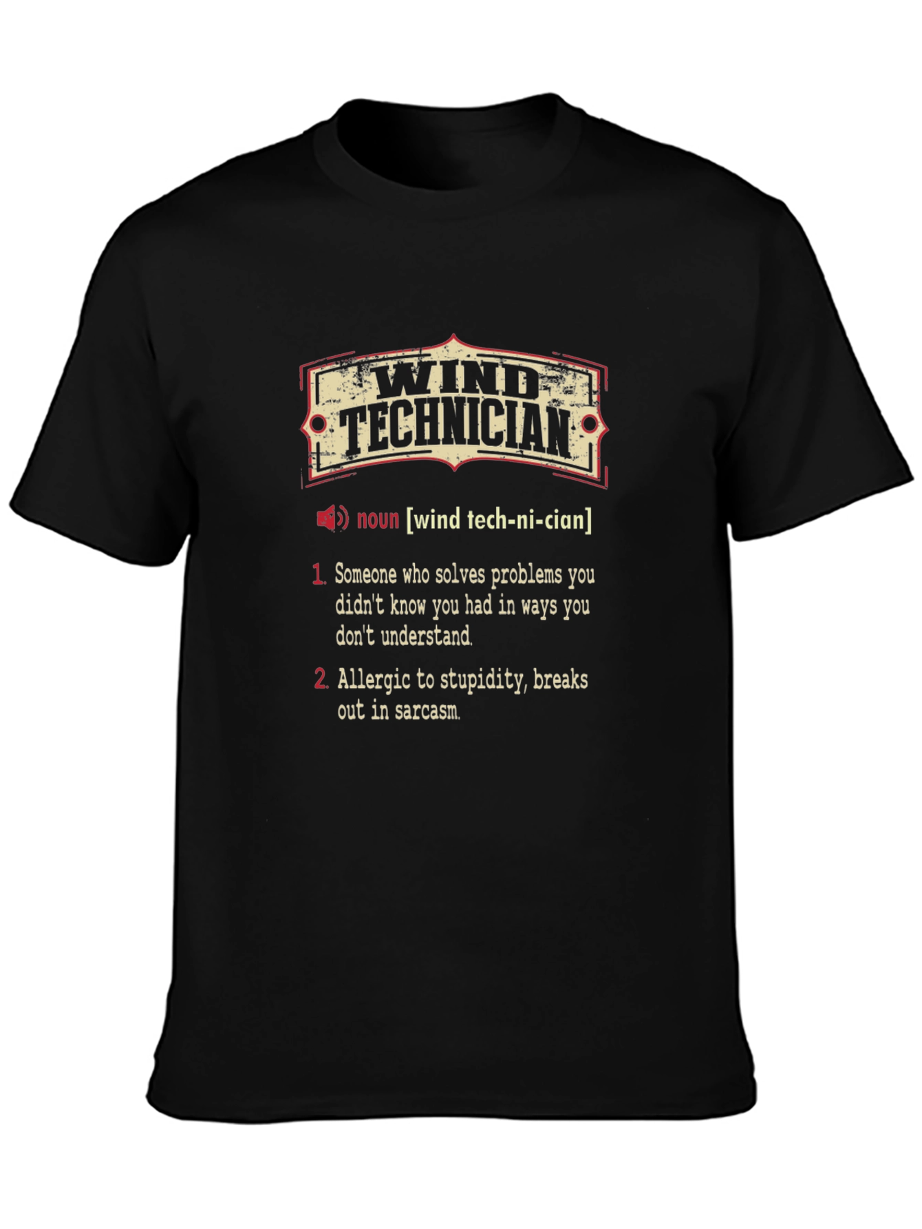 Wind Technician Definition T-Shirt