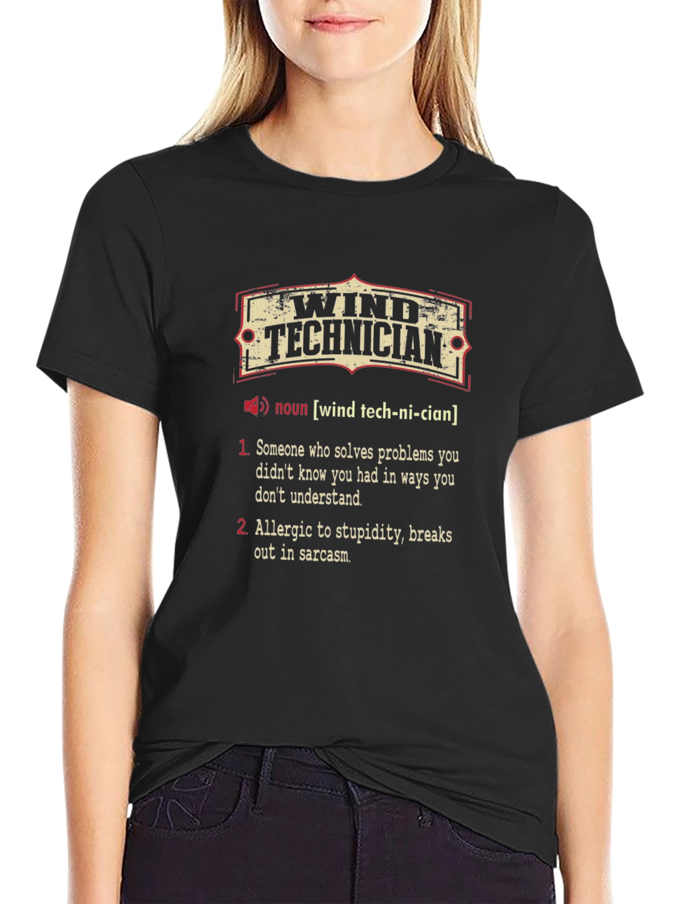 Wind Technician Definition T-Shirt