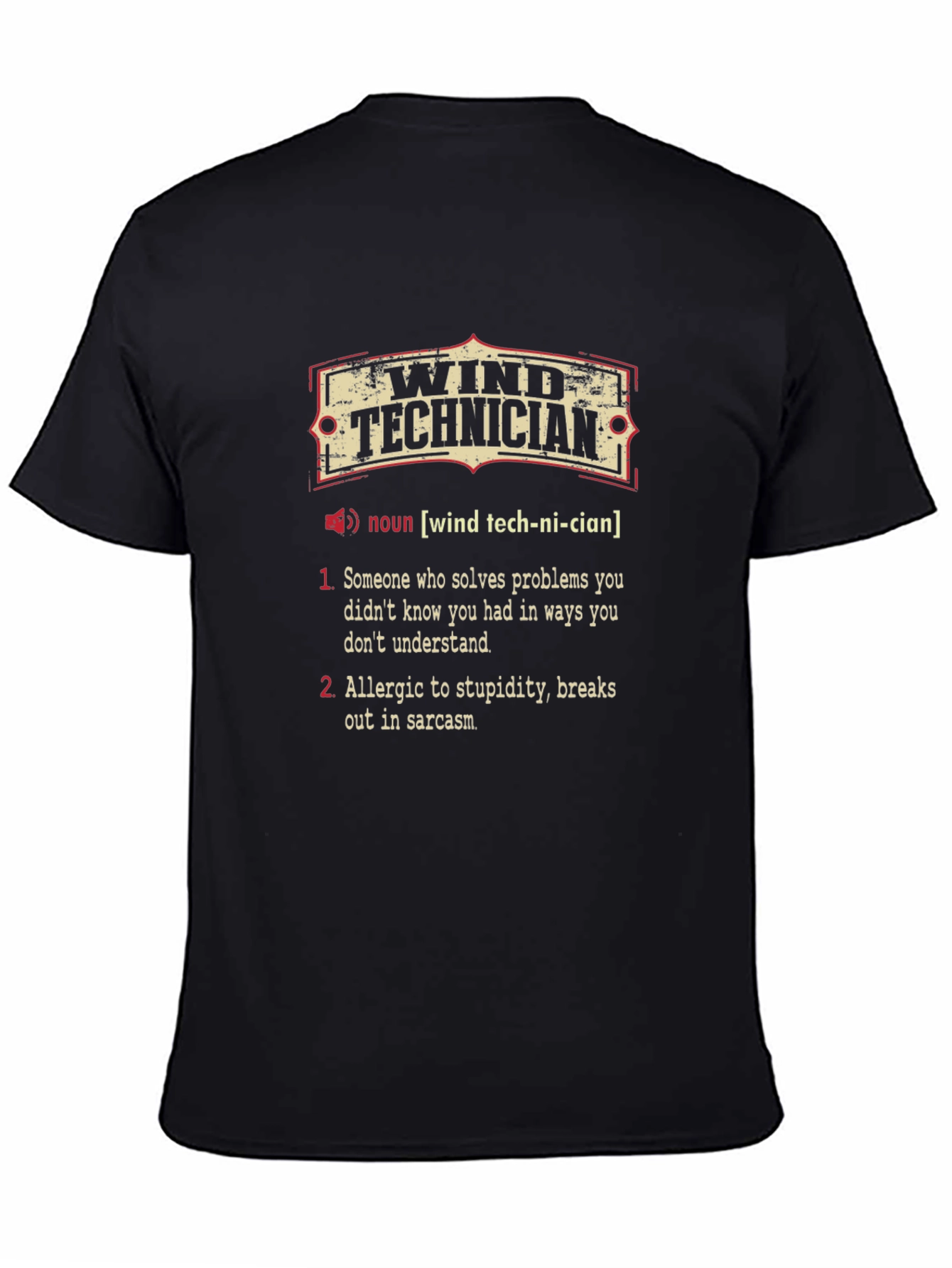 Wind Technician Definition T-Shirt