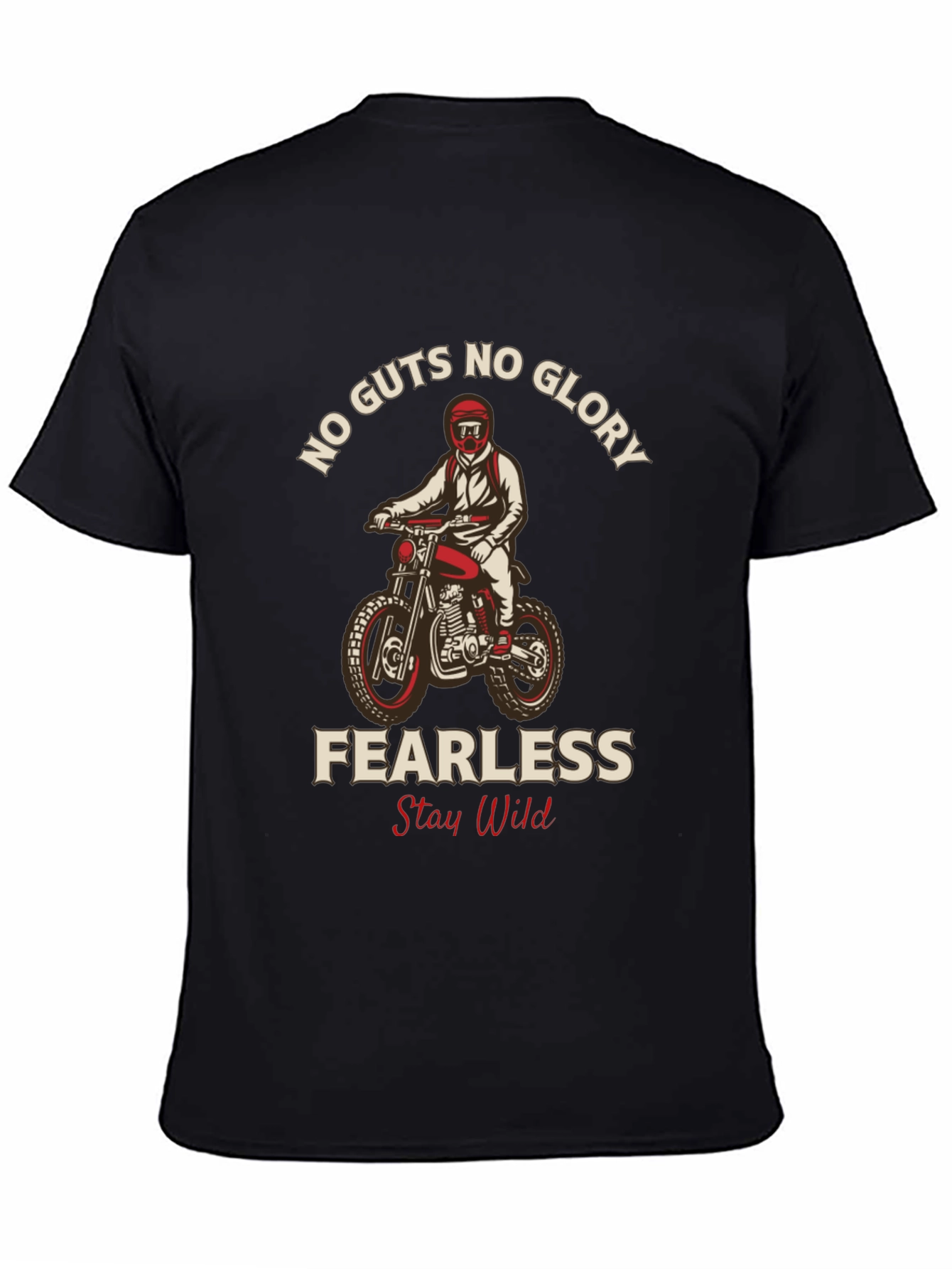 No Guts No Glory Motorcycle Graphic Tee