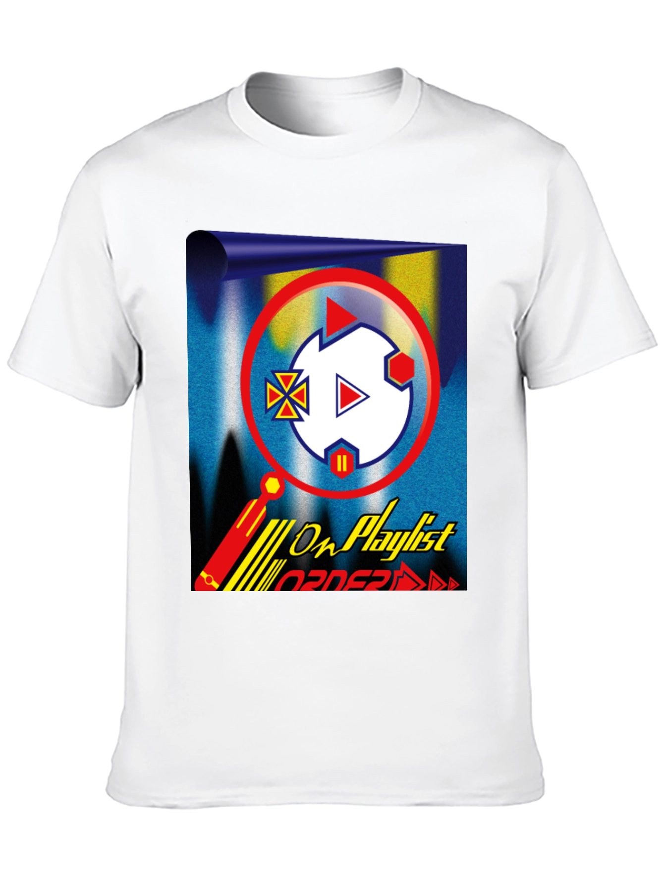 On Playlist Graphic Tee - Retro Vibe
