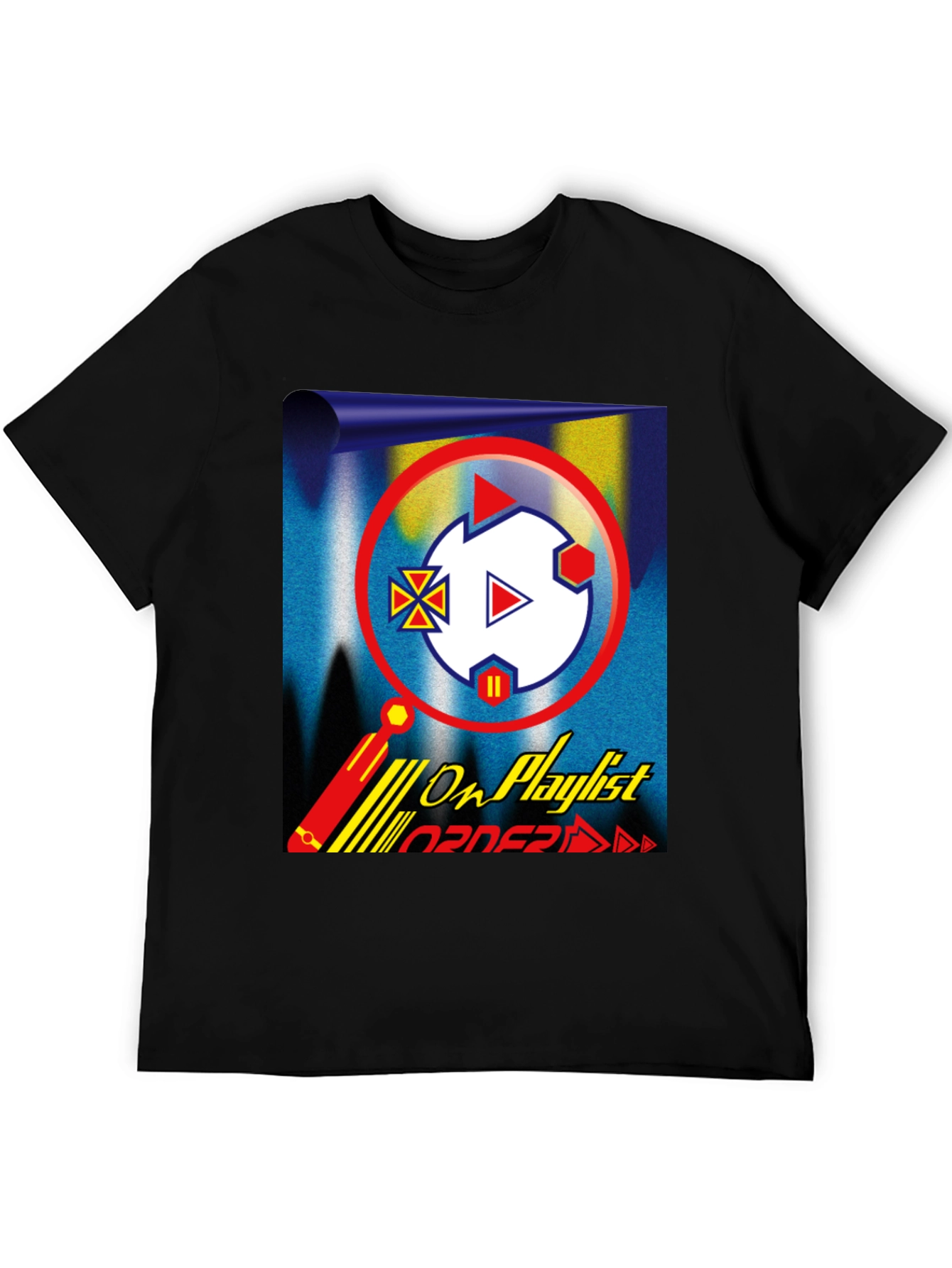 On Playlist Graphic Tee - Retro Vibe