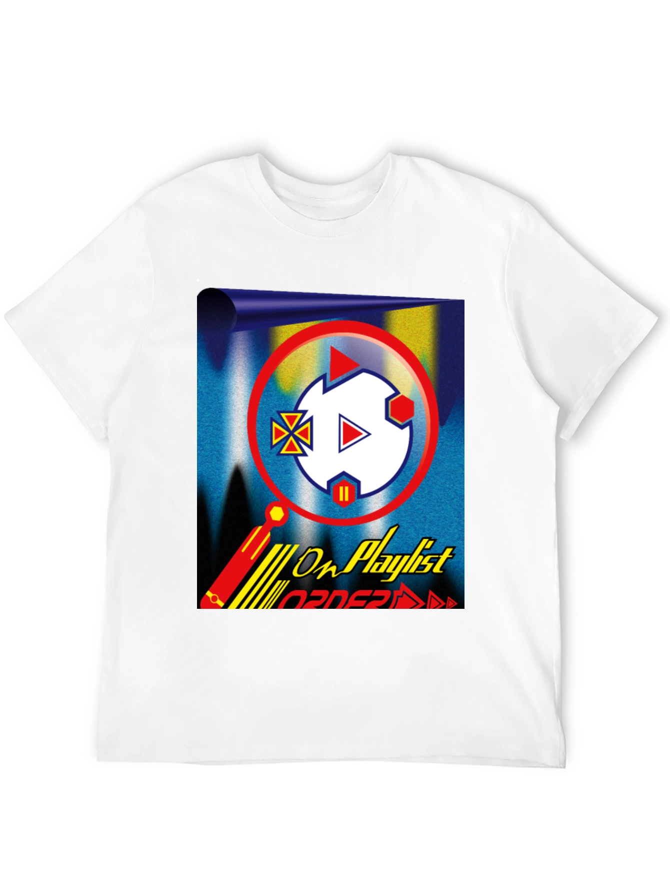 On Playlist Graphic Tee - Retro Vibe