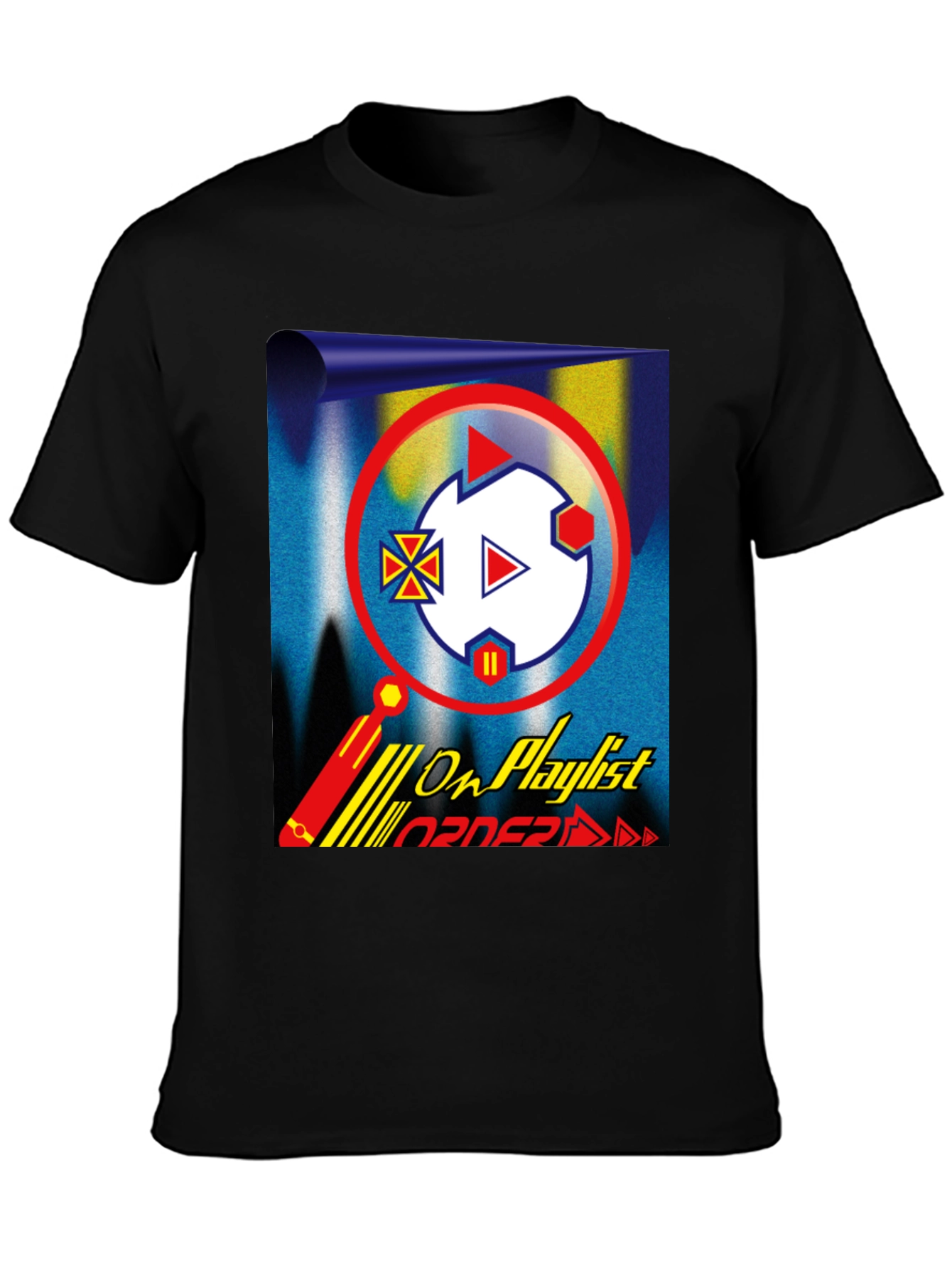 On Playlist Graphic Tee - Retro Vibe