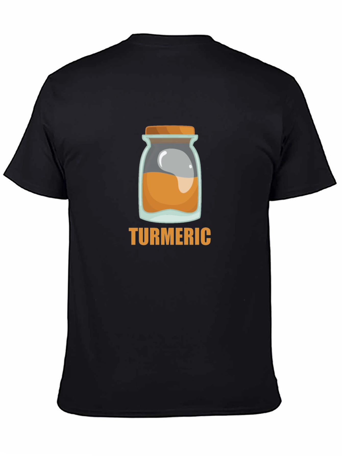 Turmeric Jar Graphic T-Shirt - Black