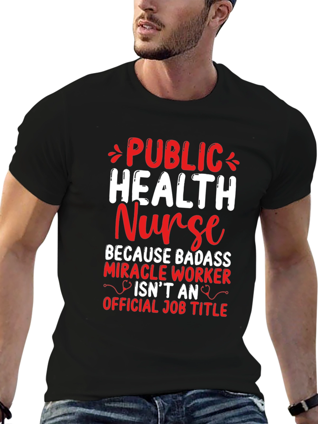 Public Health Nurse Badass T-Shirt
