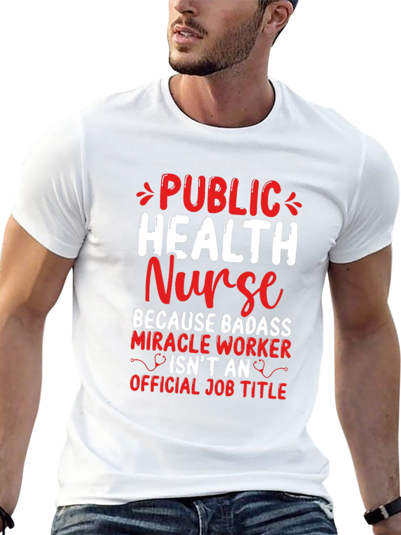 Public Health Nurse Badass T-Shirt