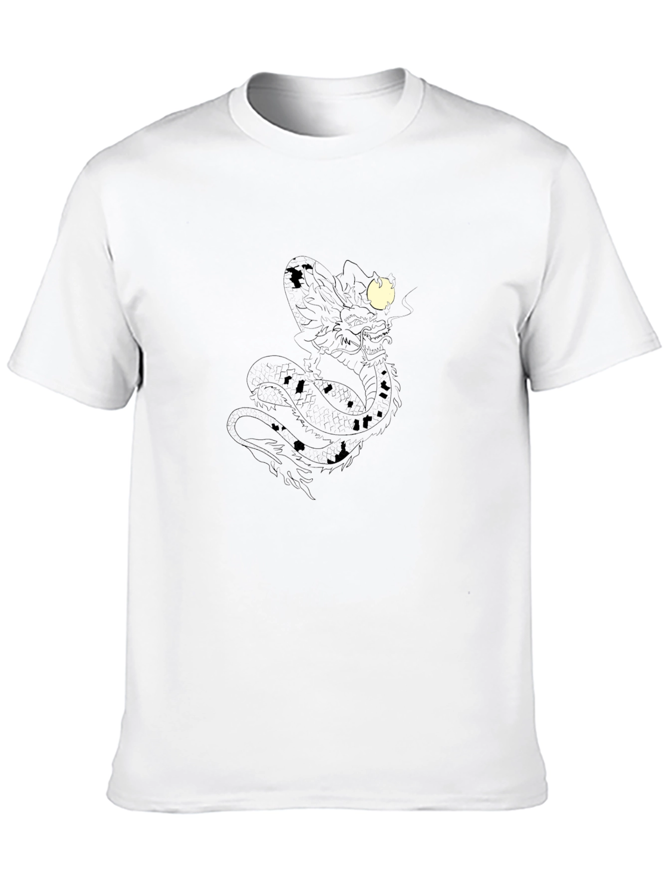 Dragon Graphic T-Shirt - Mens Black Tee