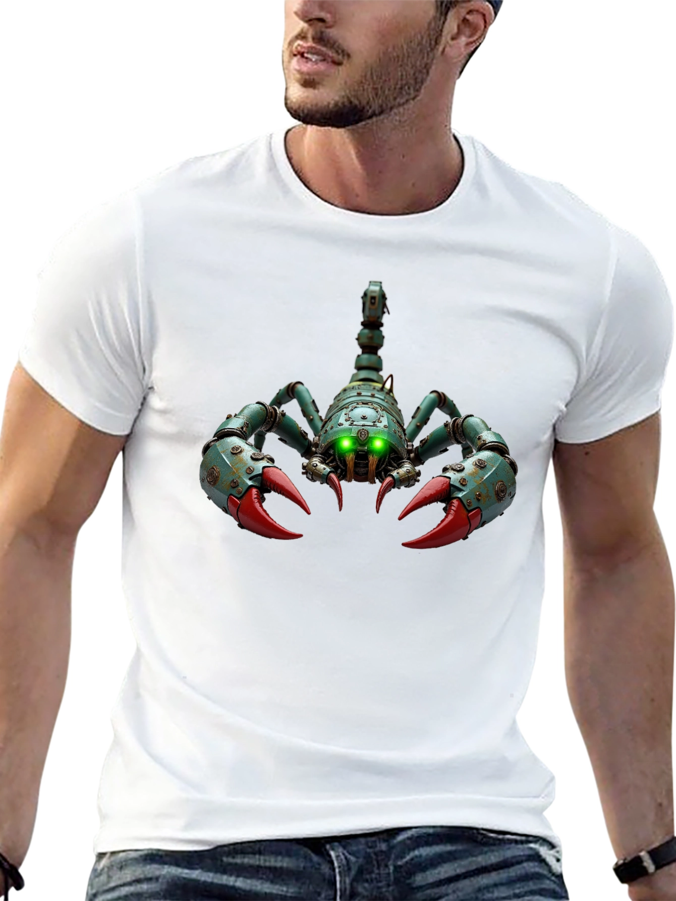 Steampunk Scorpion Graphic T-Shirt