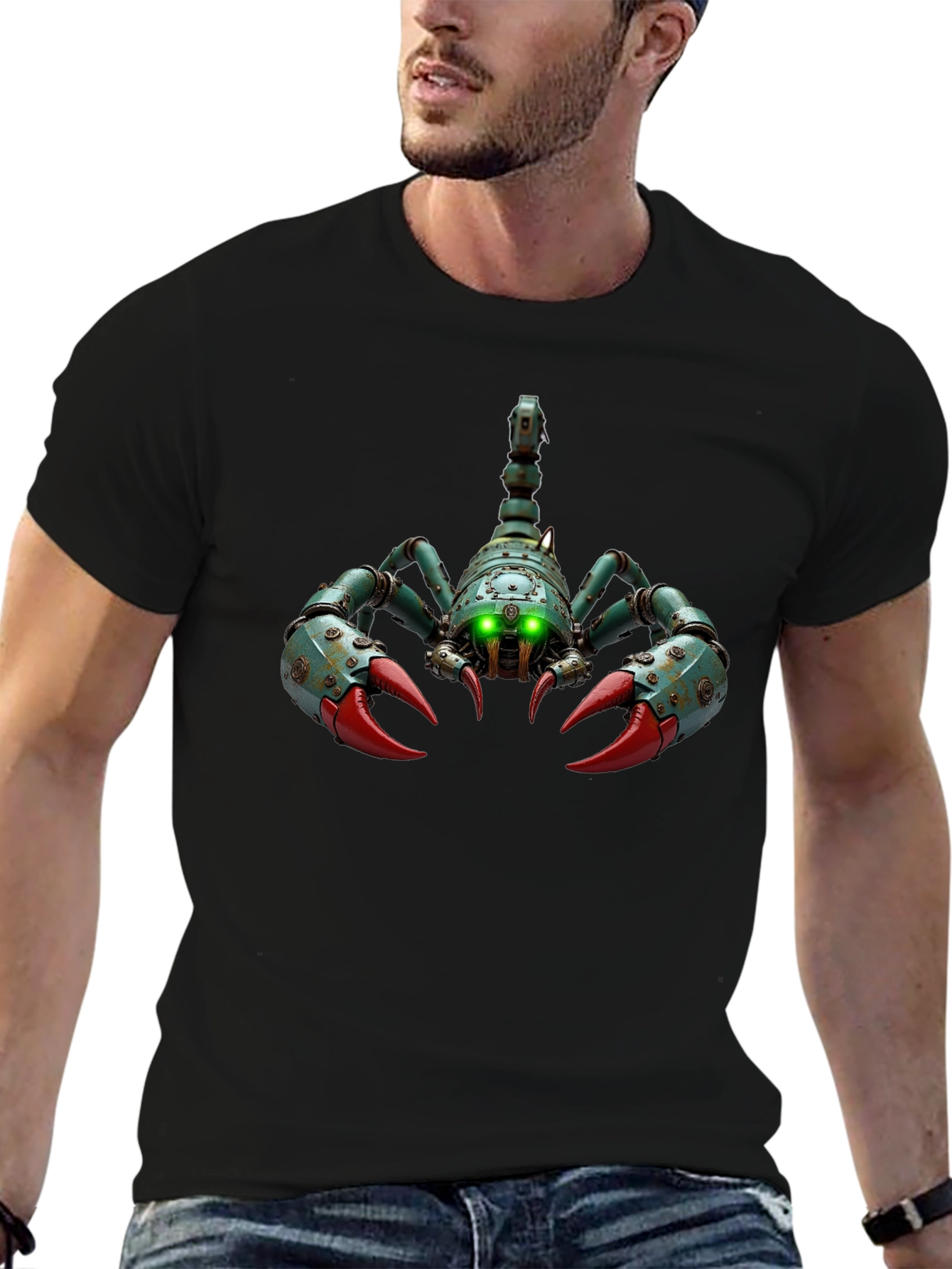 Steampunk Scorpion Graphic T-Shirt