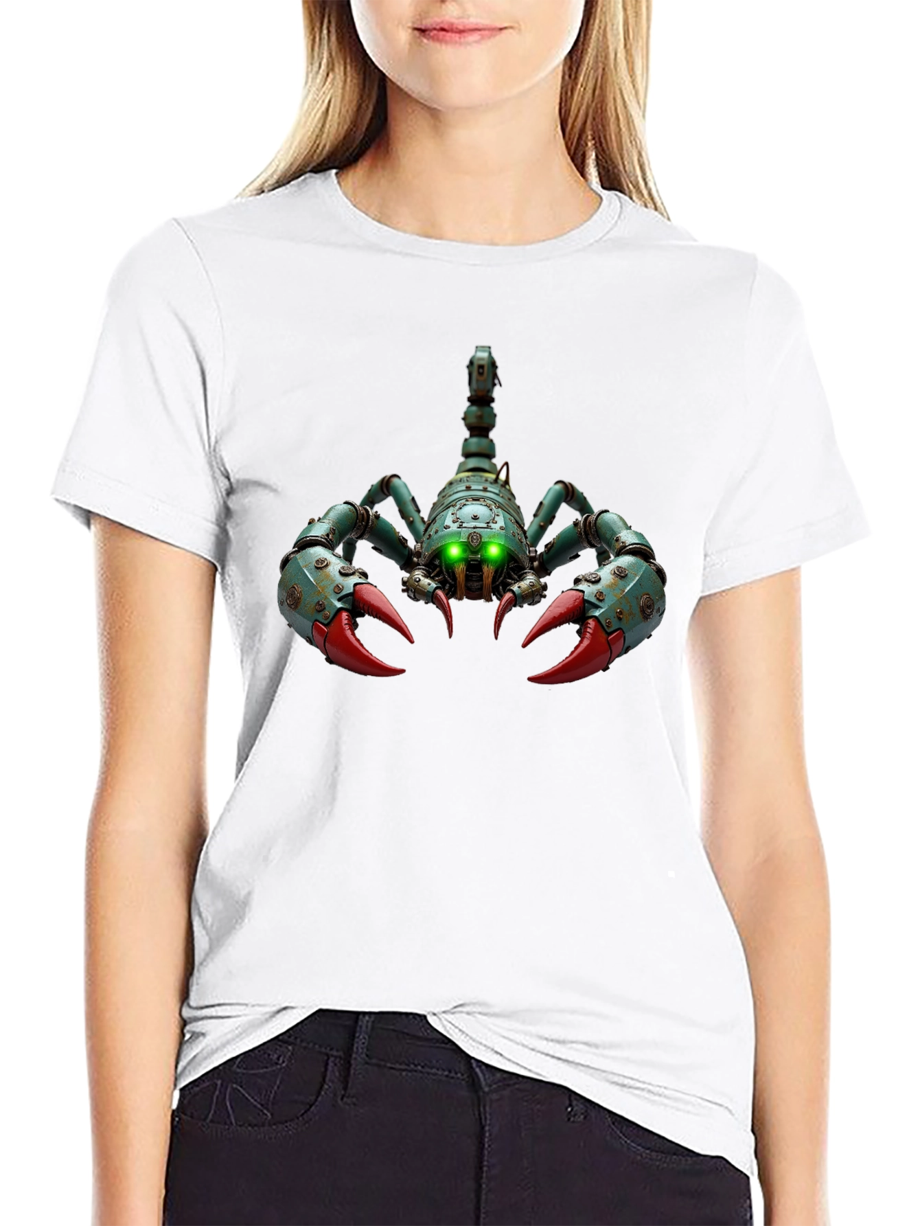 Steampunk Scorpion Graphic T-Shirt