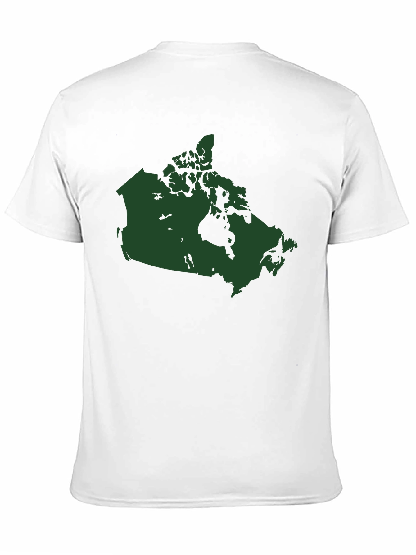 Canada Map T-Shirt - Black Cotton Graphic Tee