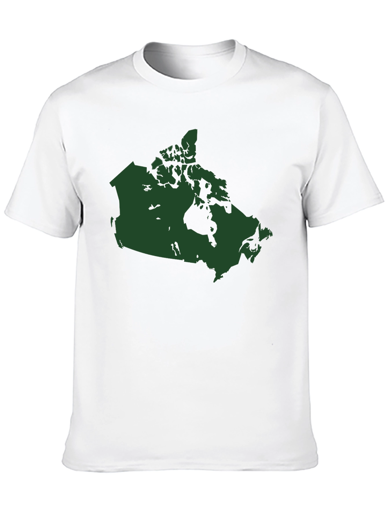 Canada Map T-Shirt - Black Cotton Graphic Tee