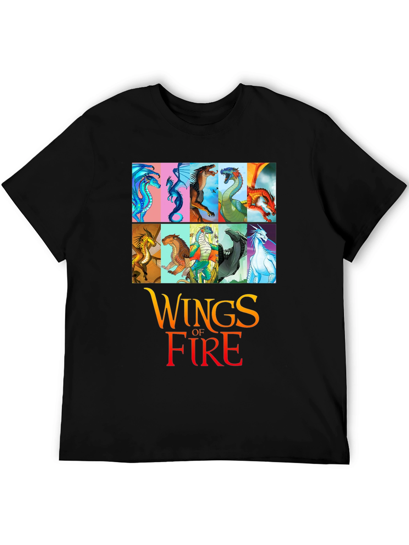 Wings of Fire Dragon T-Shirt Novelty Graphic Tee
