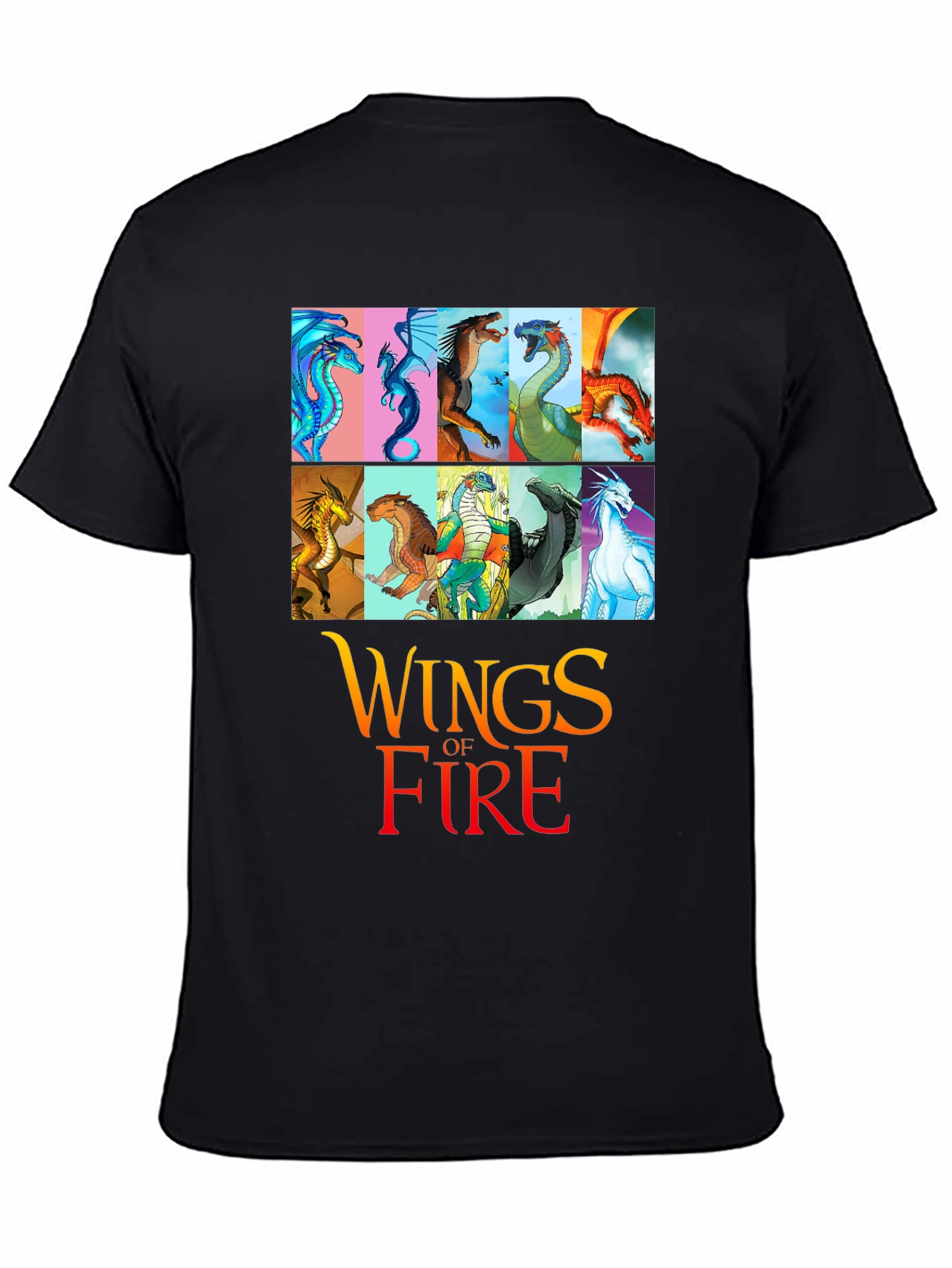 Wings of Fire Dragon T-Shirt Novelty Graphic Tee