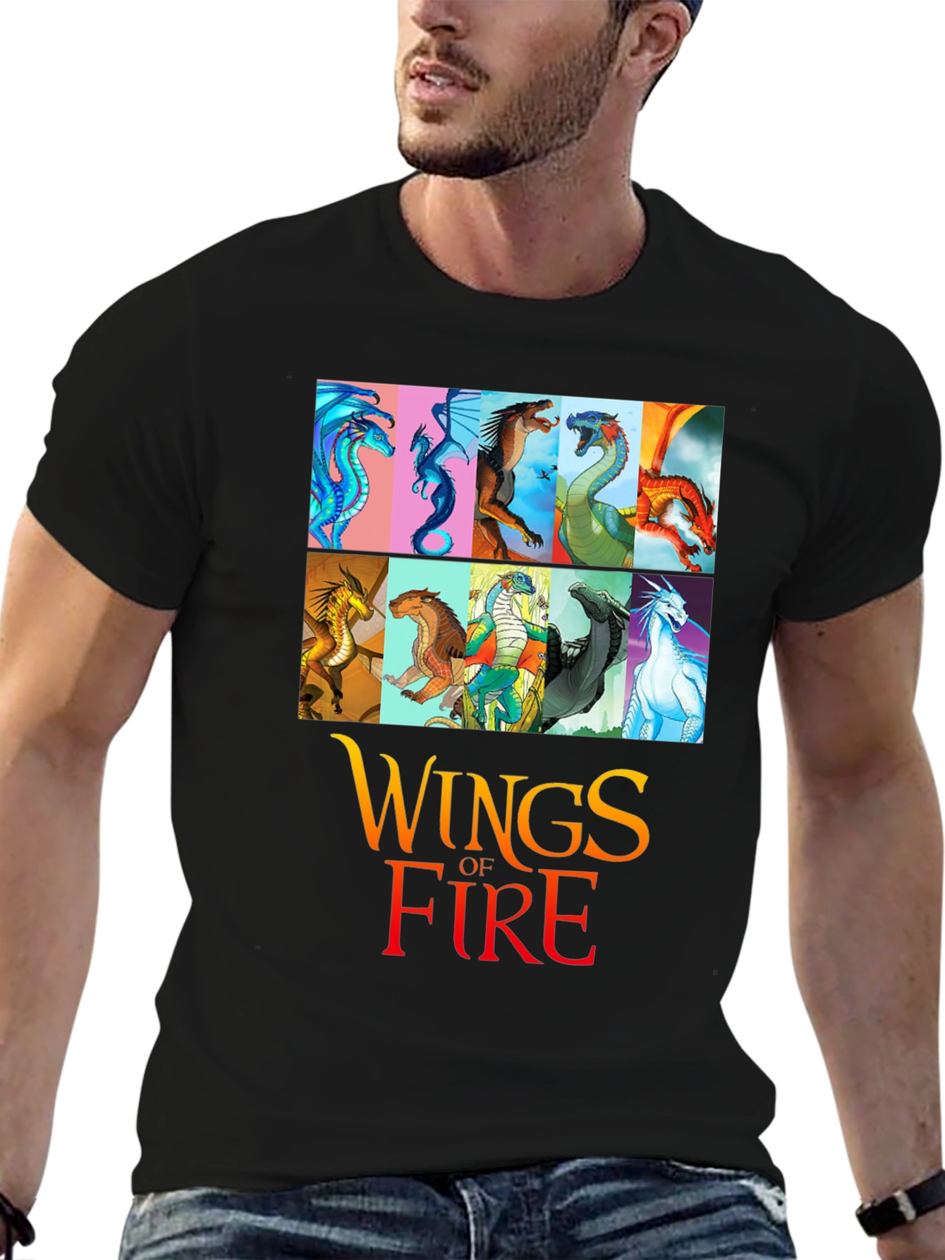 Wings of Fire Dragon T-Shirt Novelty Graphic Tee