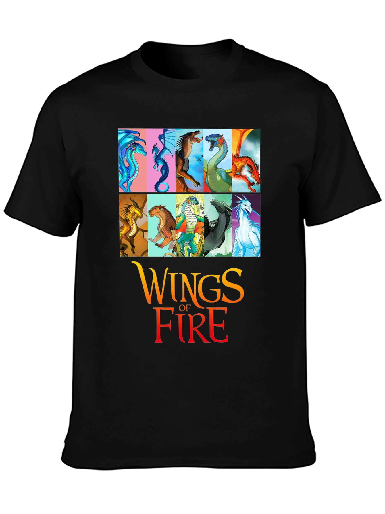 Wings of Fire Dragon T-Shirt Novelty Graphic Tee