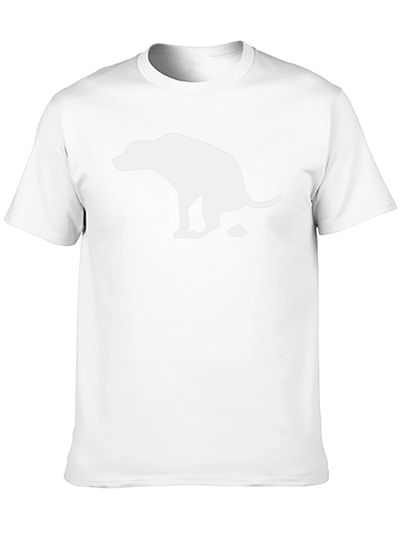 Funny Dog Poop T-Shirt - Black Cotton Tee