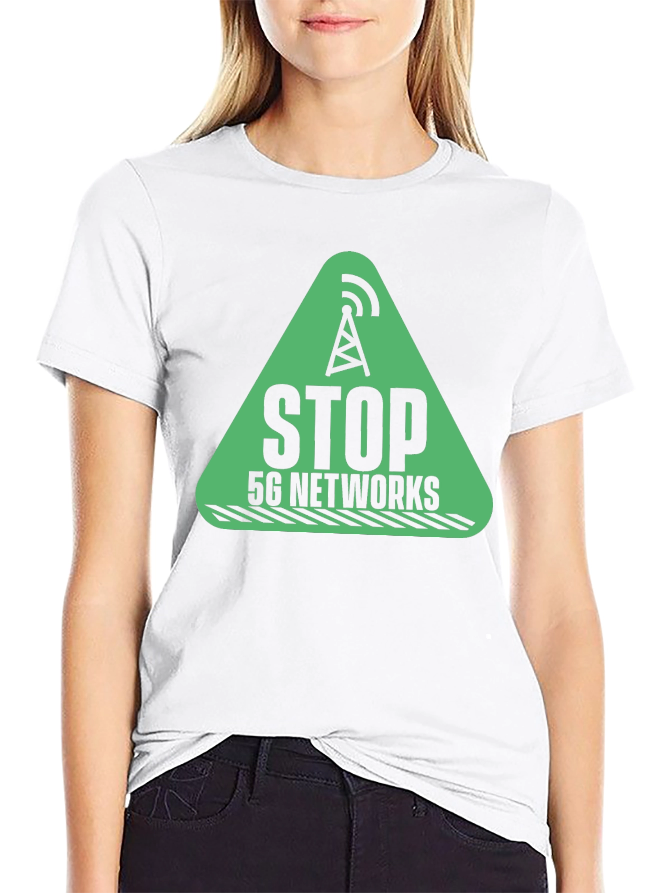 Stop 5G Networks Black T-Shirt