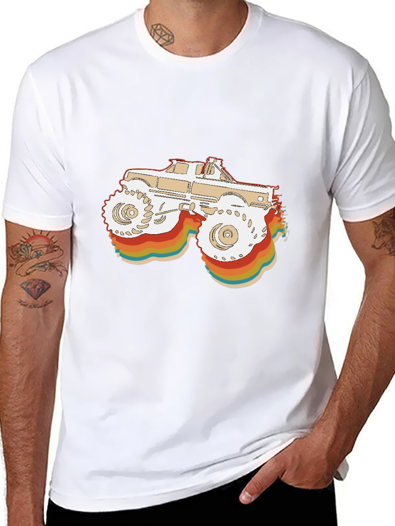 Retro Monster Truck Graphic Tee