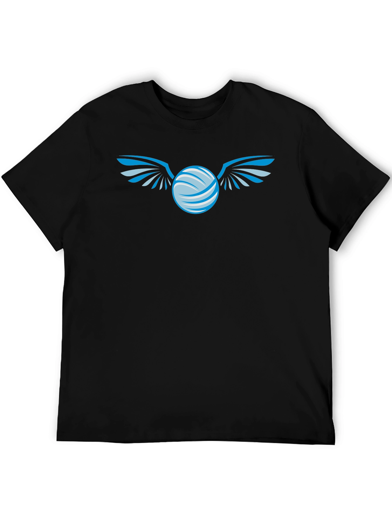 Winged Orb Graphic Black T-Shirt