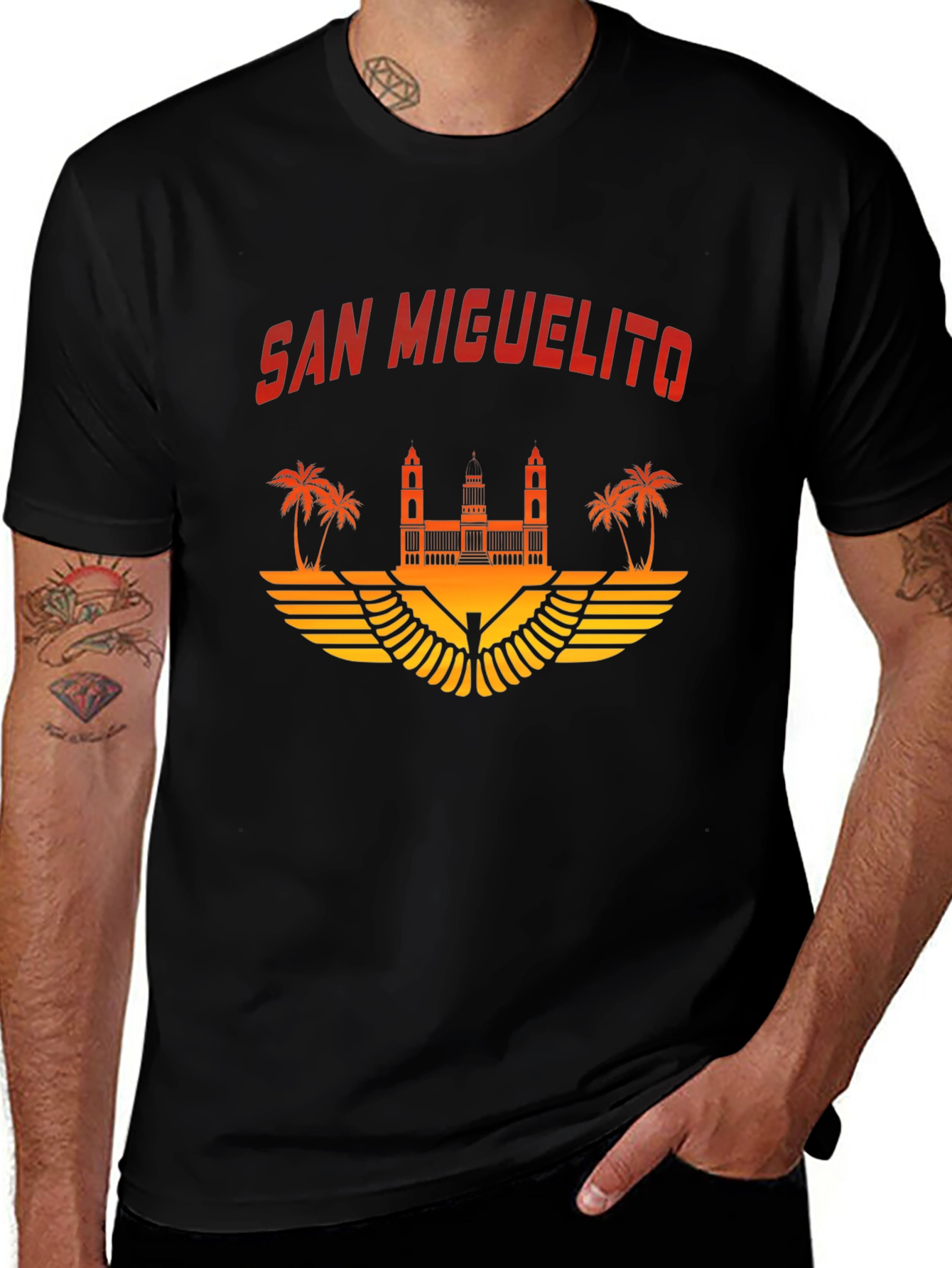 San Miguelito Graphic Tee - Black