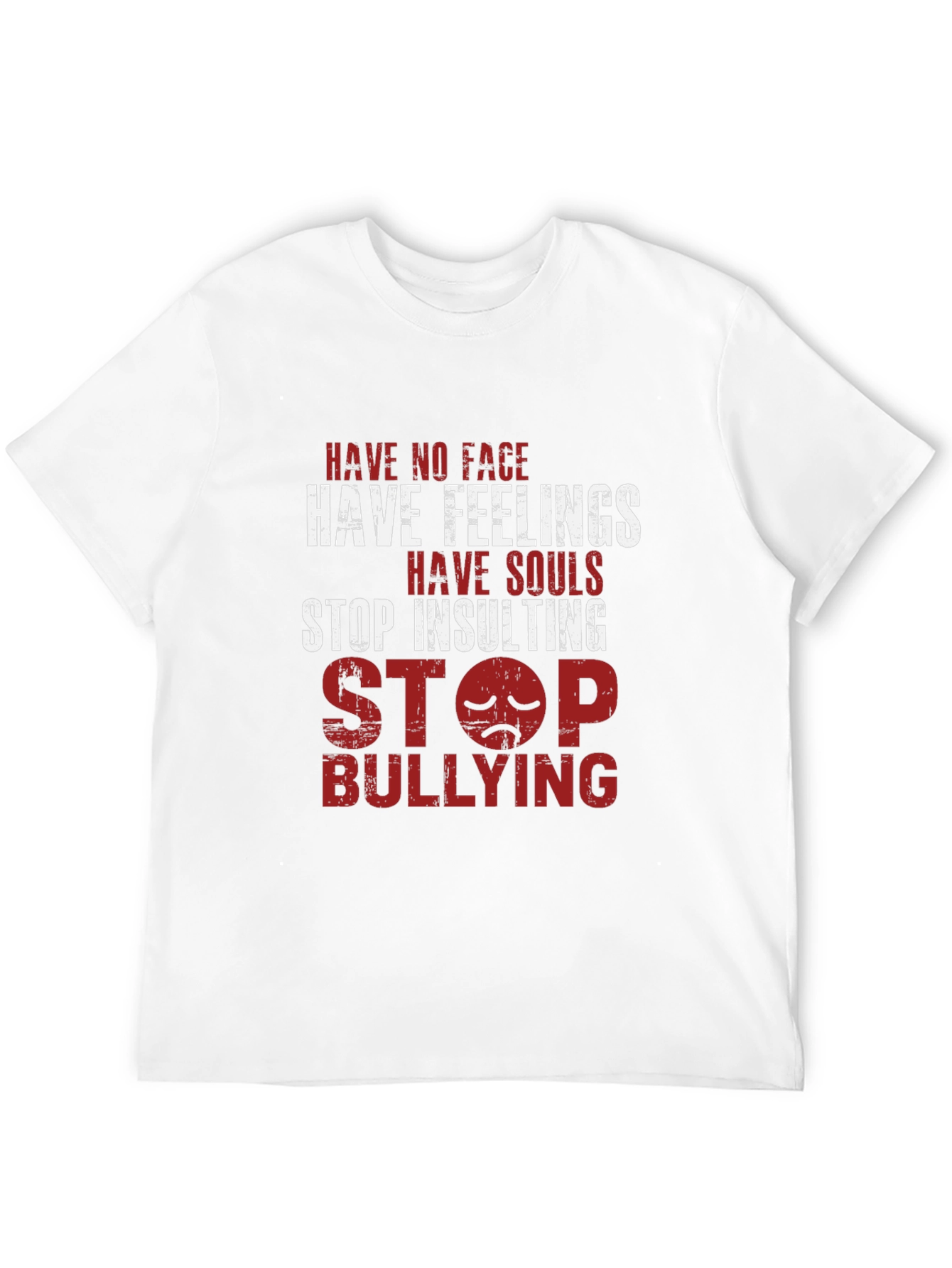 Stop Bullying Graphic Tee - Black Casual T-Shirt