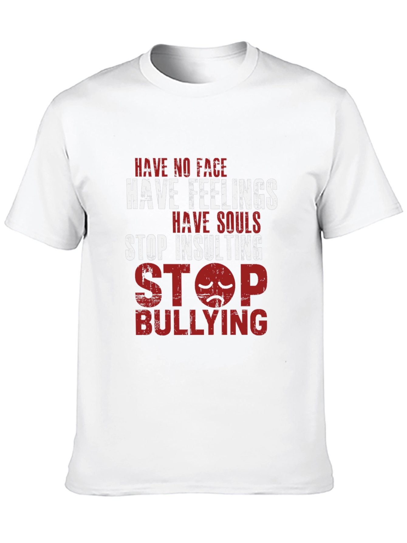Stop Bullying Graphic Tee - Black Casual T-Shirt