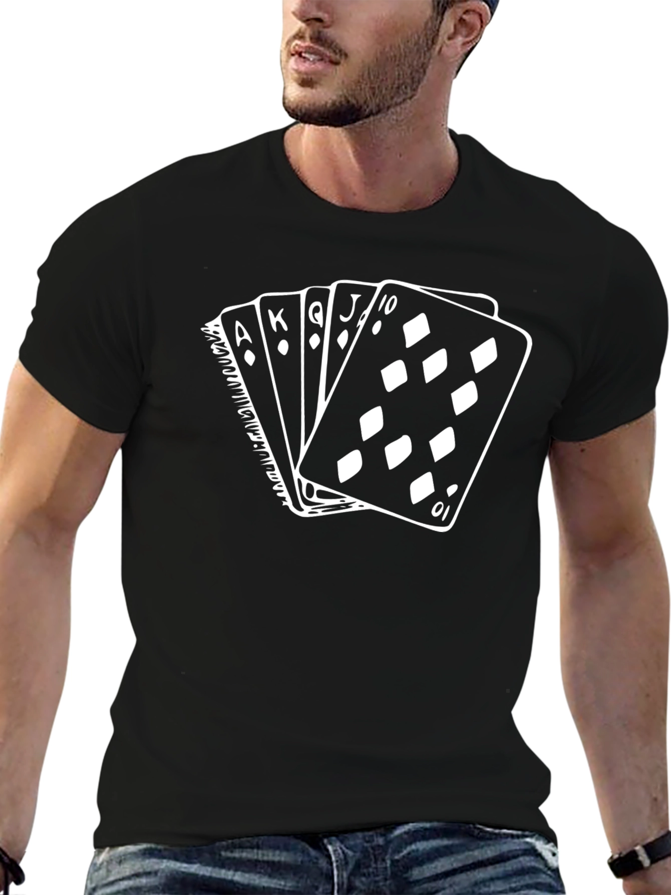 Royal Flush T-Shirt - Card Game Tee