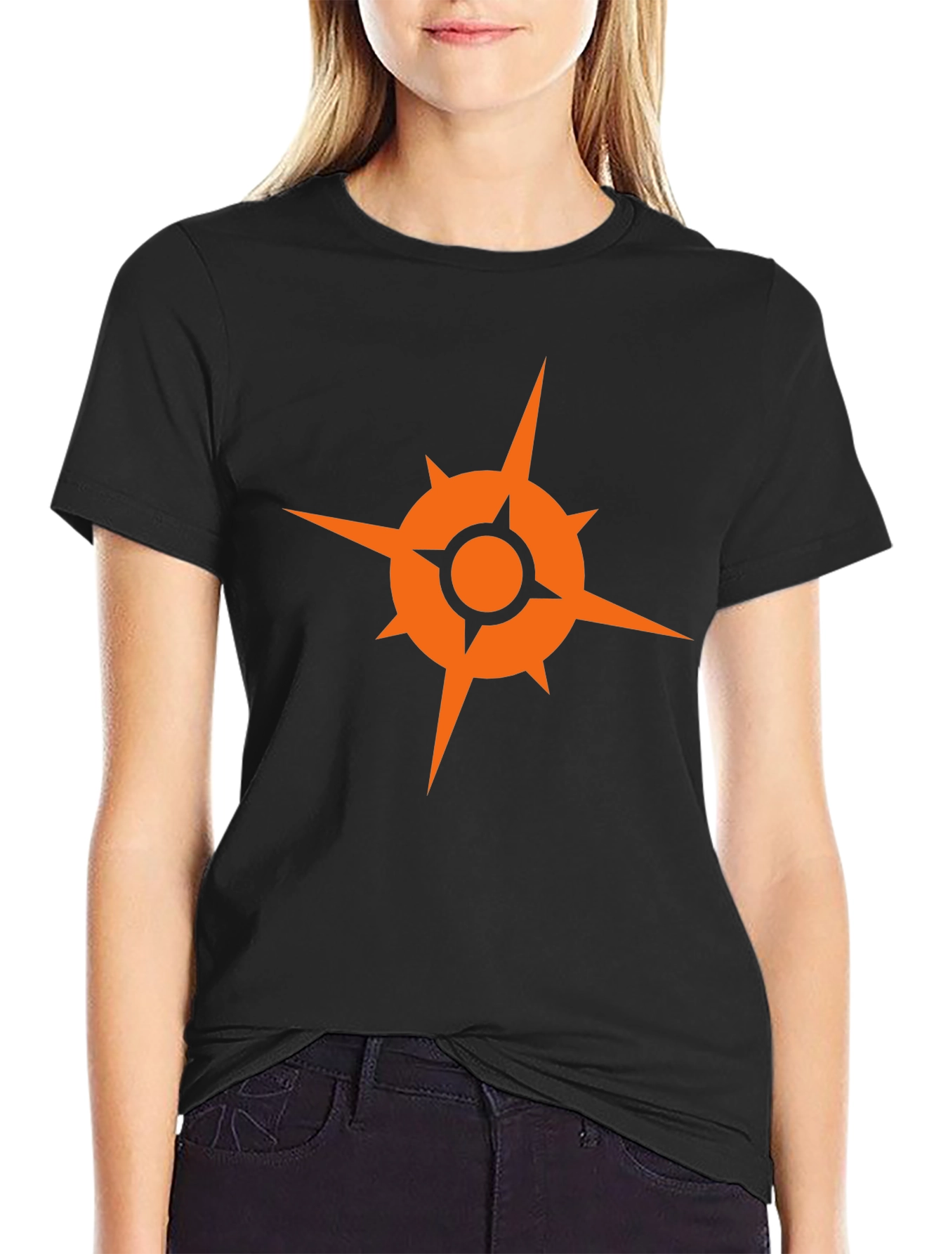 Geometric Graphic Tee - Modern Style