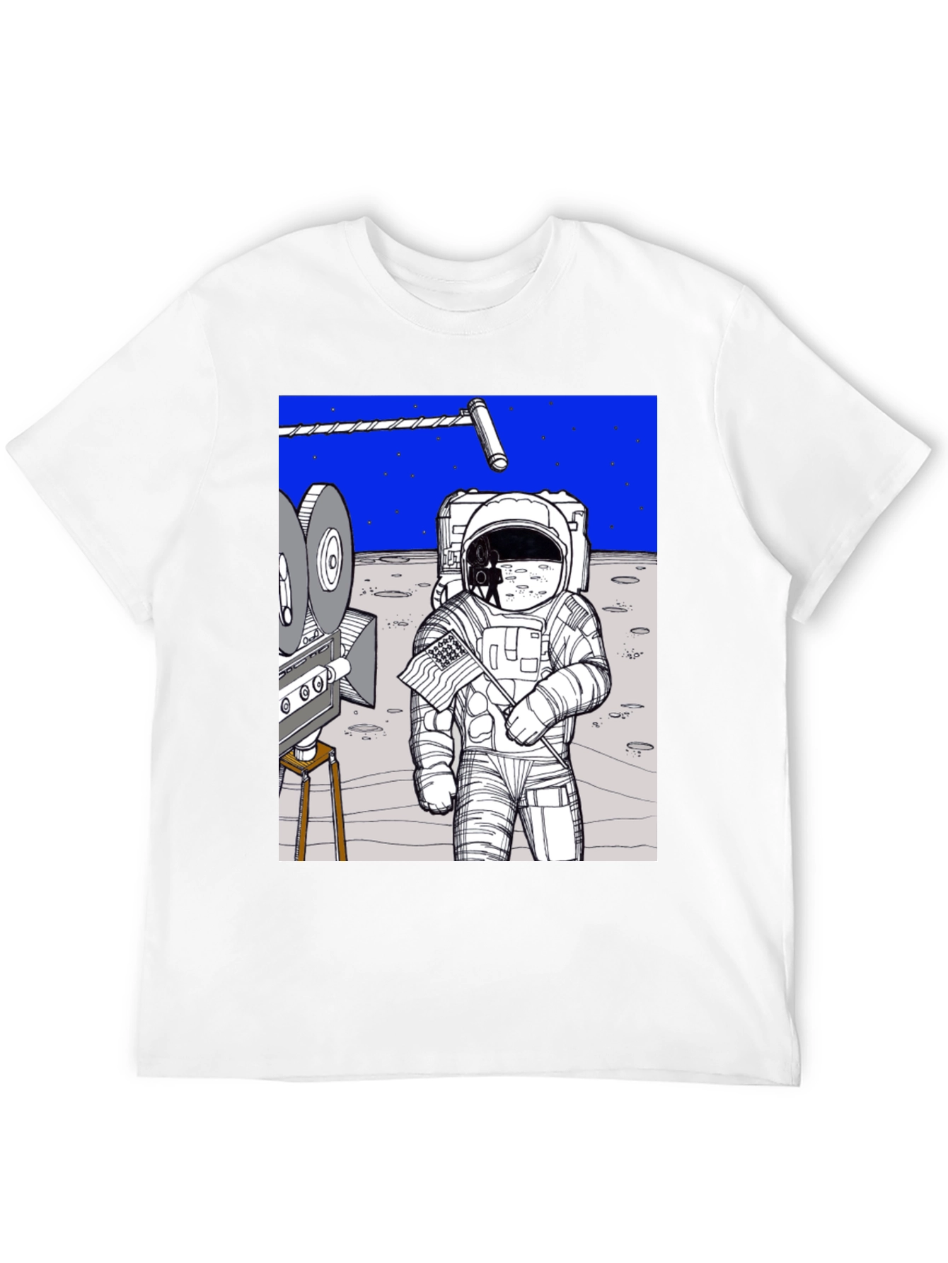 Conspiracy Moon Landing Tee