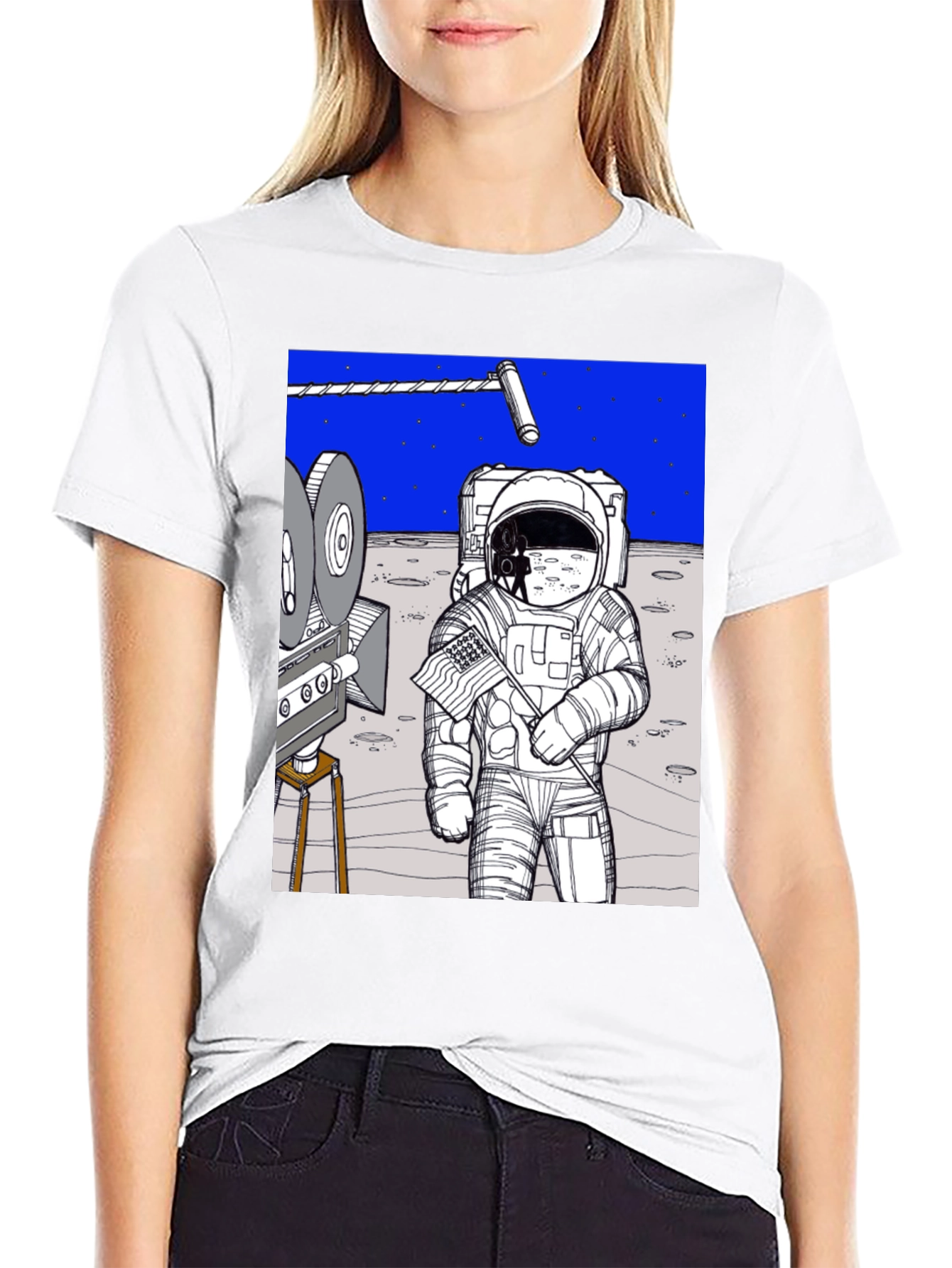 Conspiracy Moon Landing Tee