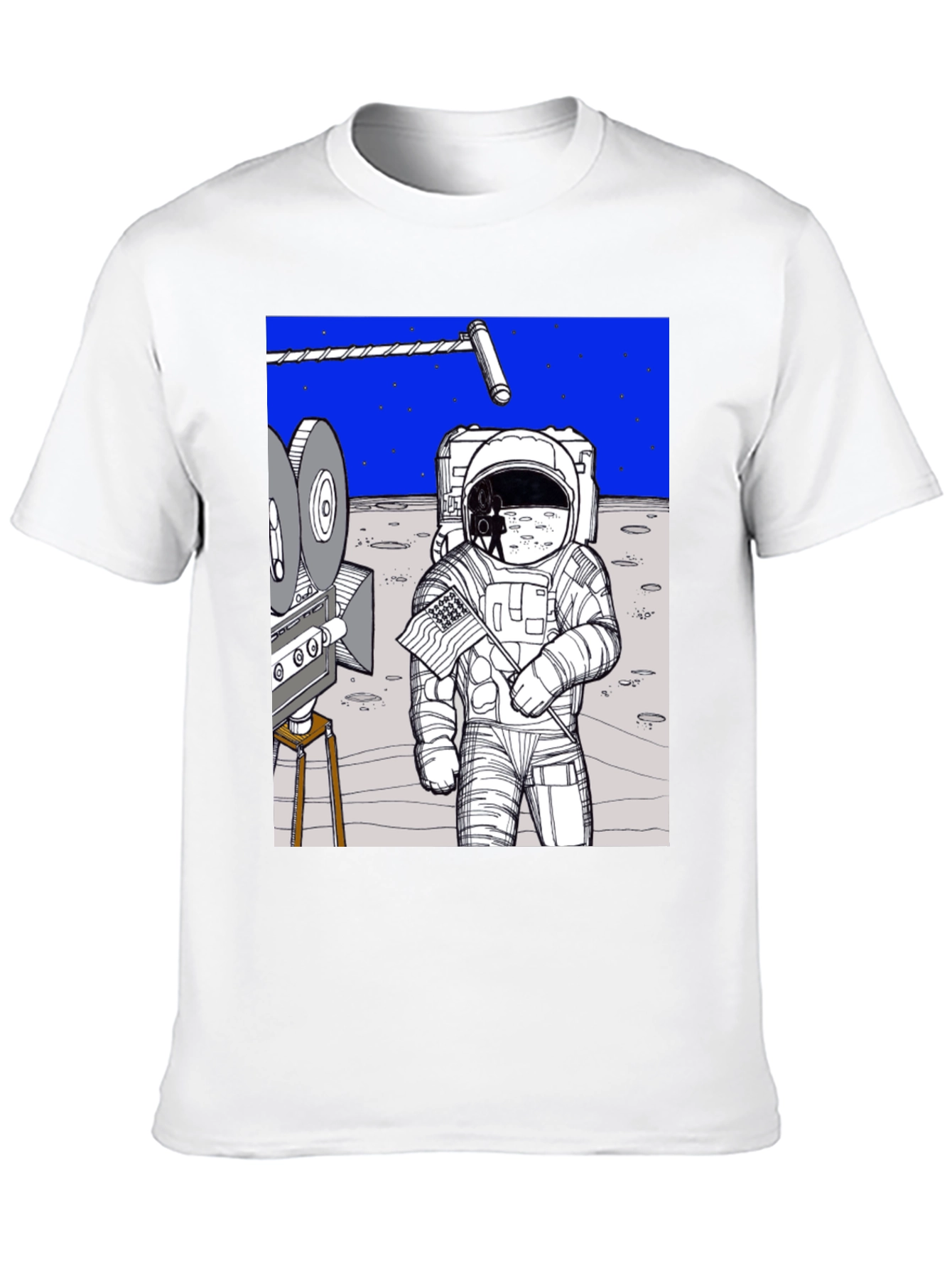 Conspiracy Moon Landing Tee