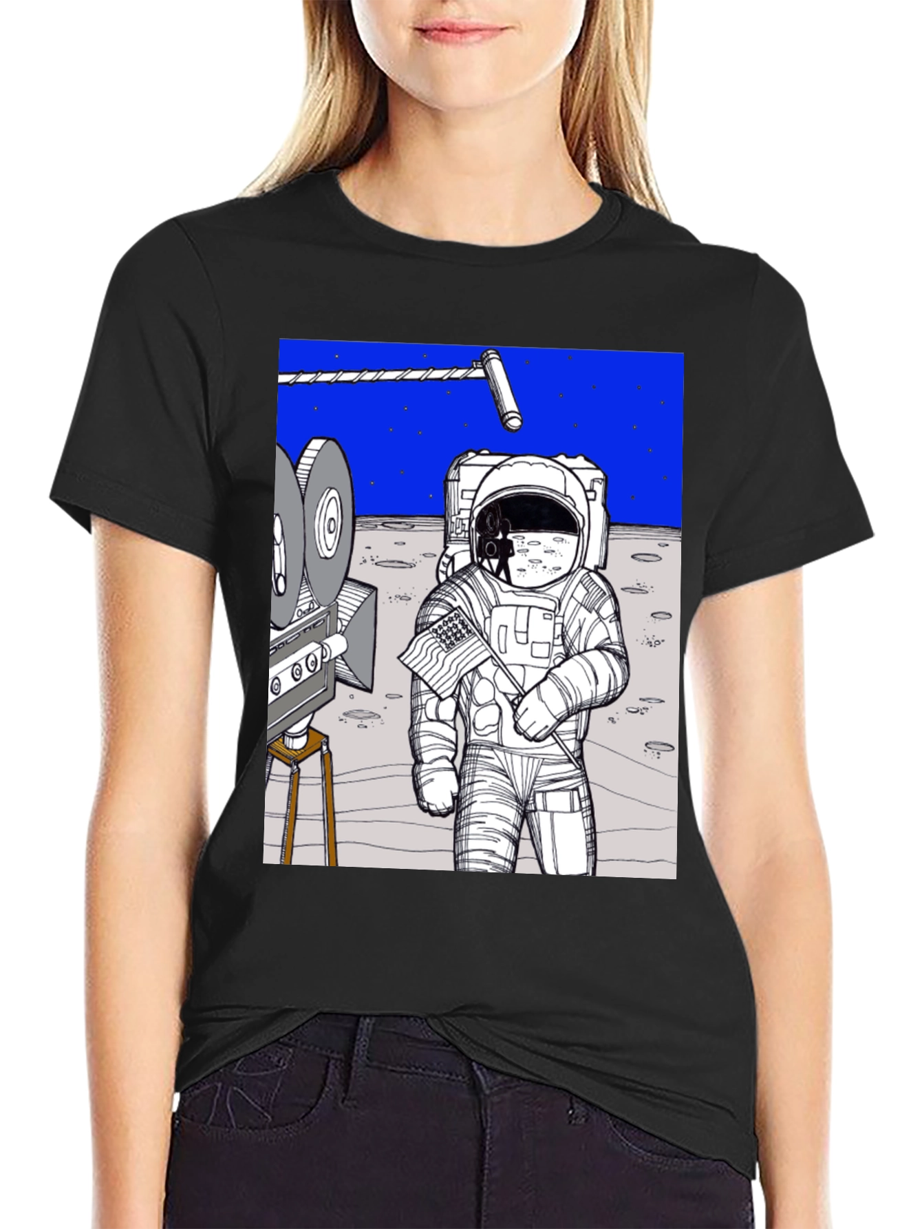 Conspiracy Moon Landing Tee