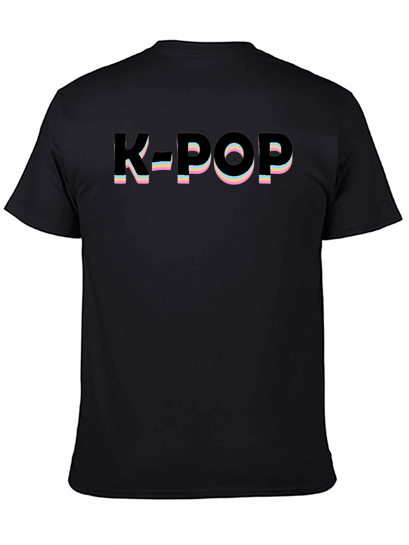 K-Pop Shirt - Black Cotton Tee