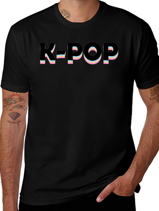 K-Pop Shirt - Black Cotton Tee