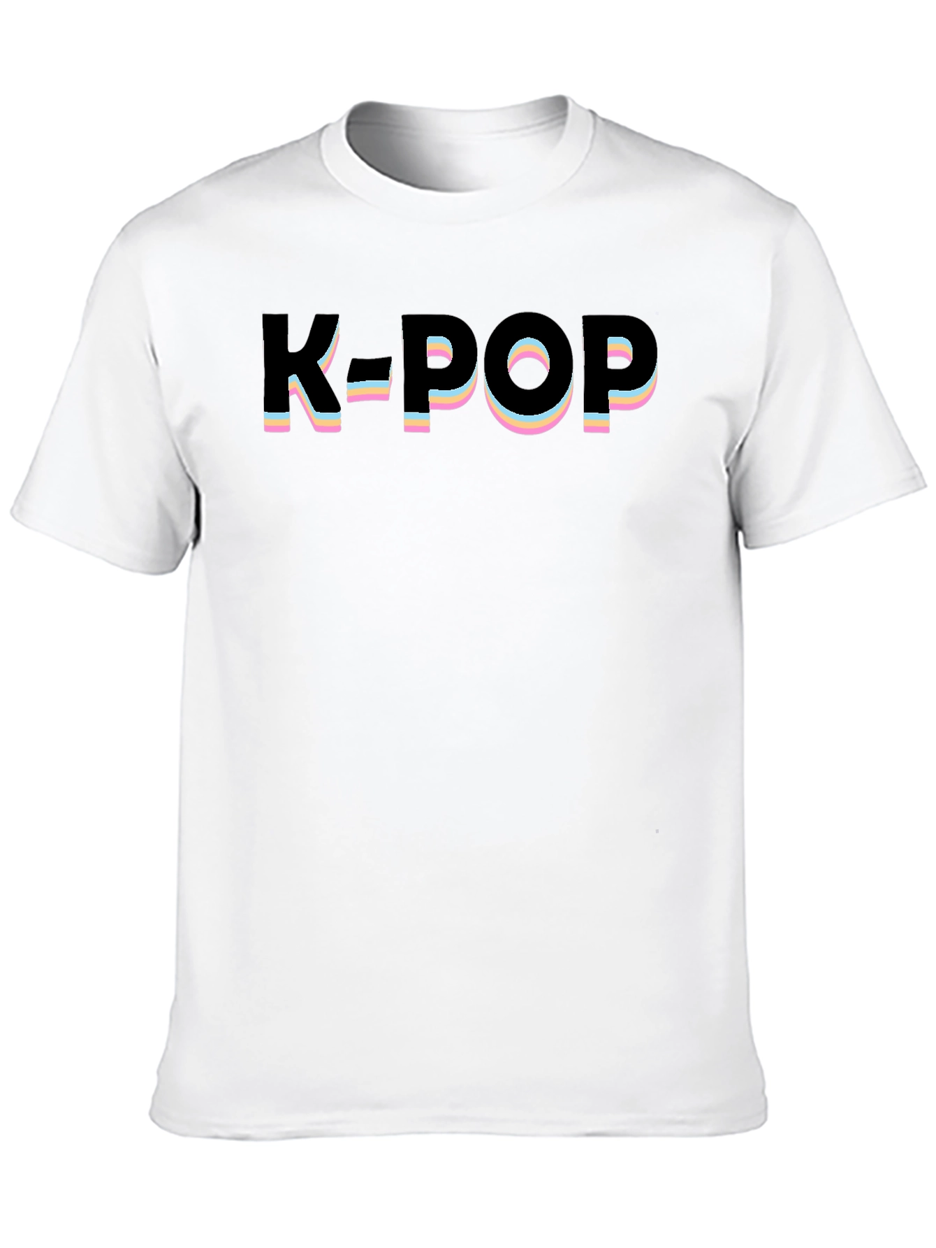 K-Pop Shirt - Black Cotton Tee