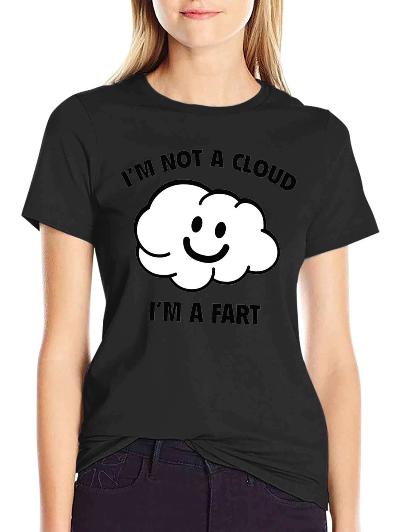 Funny Im Not A Cloud Graphic T-Shirt