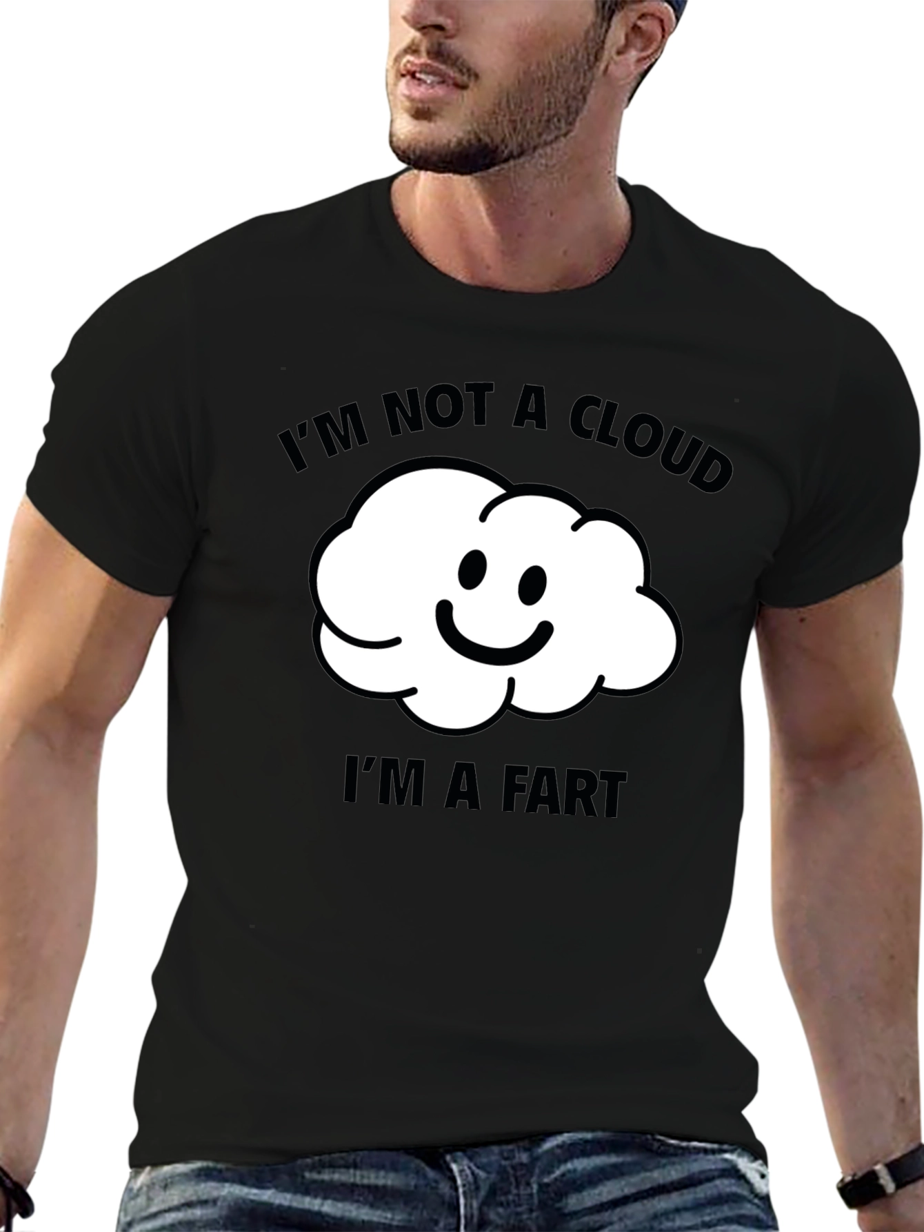 Funny Im Not A Cloud Graphic T-Shirt