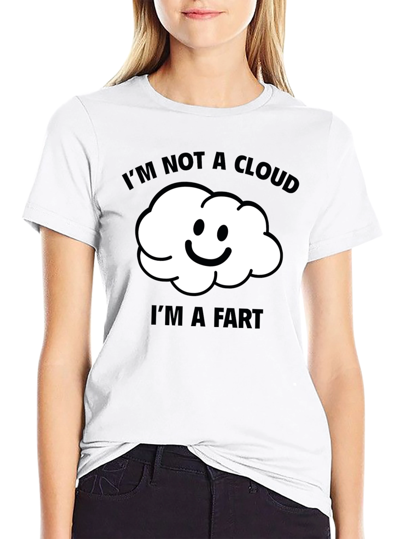 Funny Im Not A Cloud Graphic T-Shirt