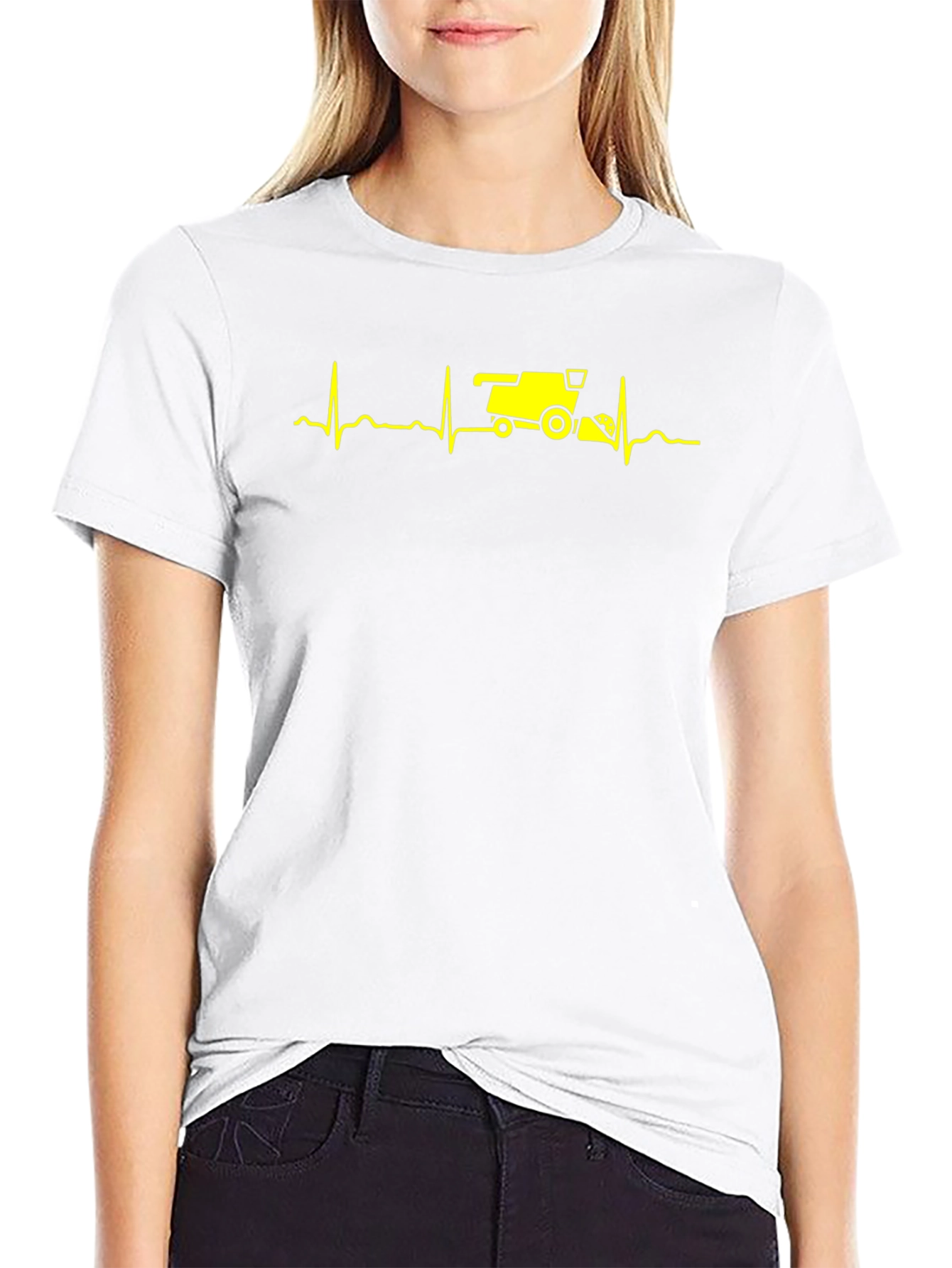 Farmer Heartbeat T-Shirt - Agriculture Love
