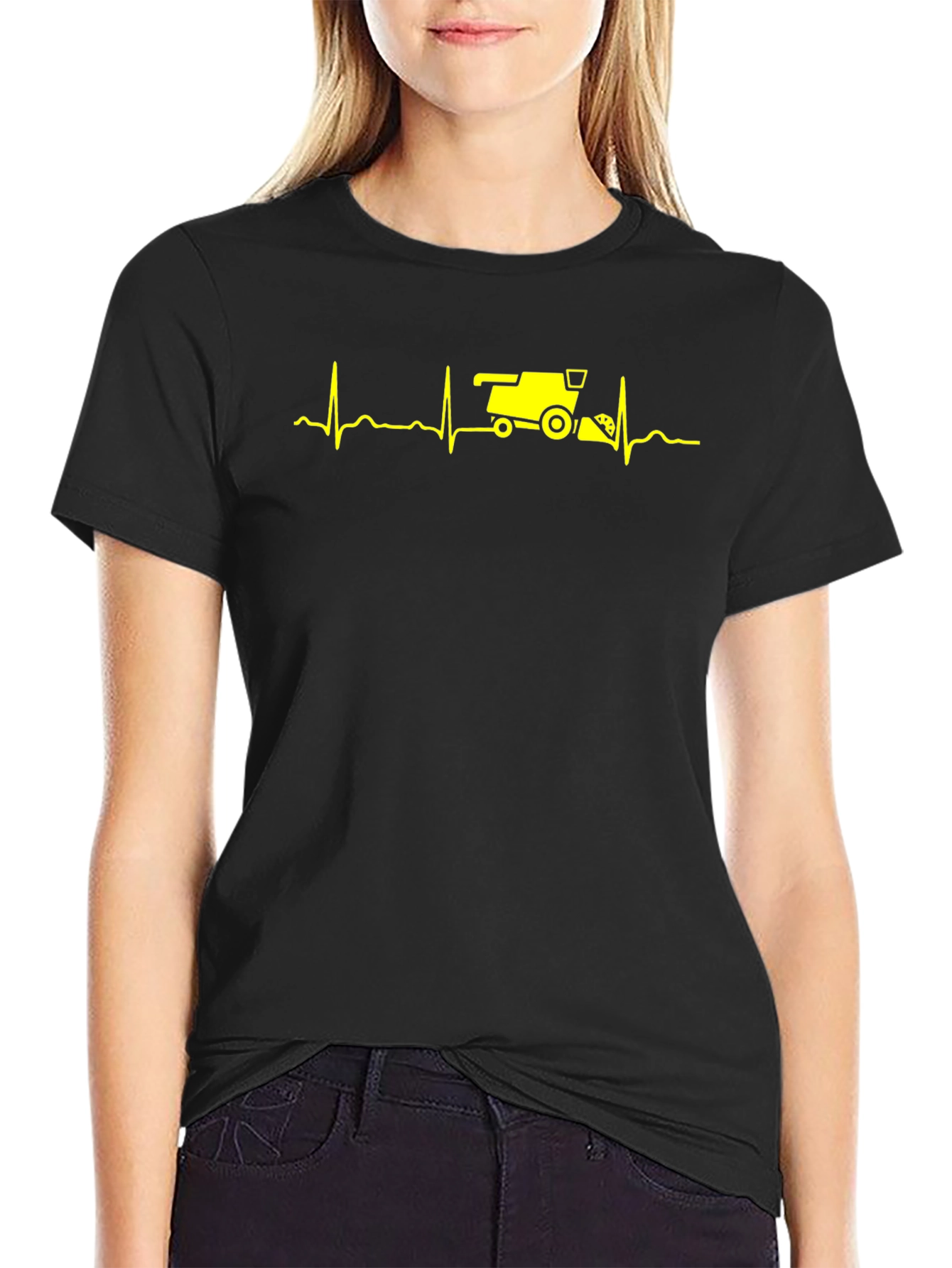 Farmer Heartbeat T-Shirt - Agriculture Love